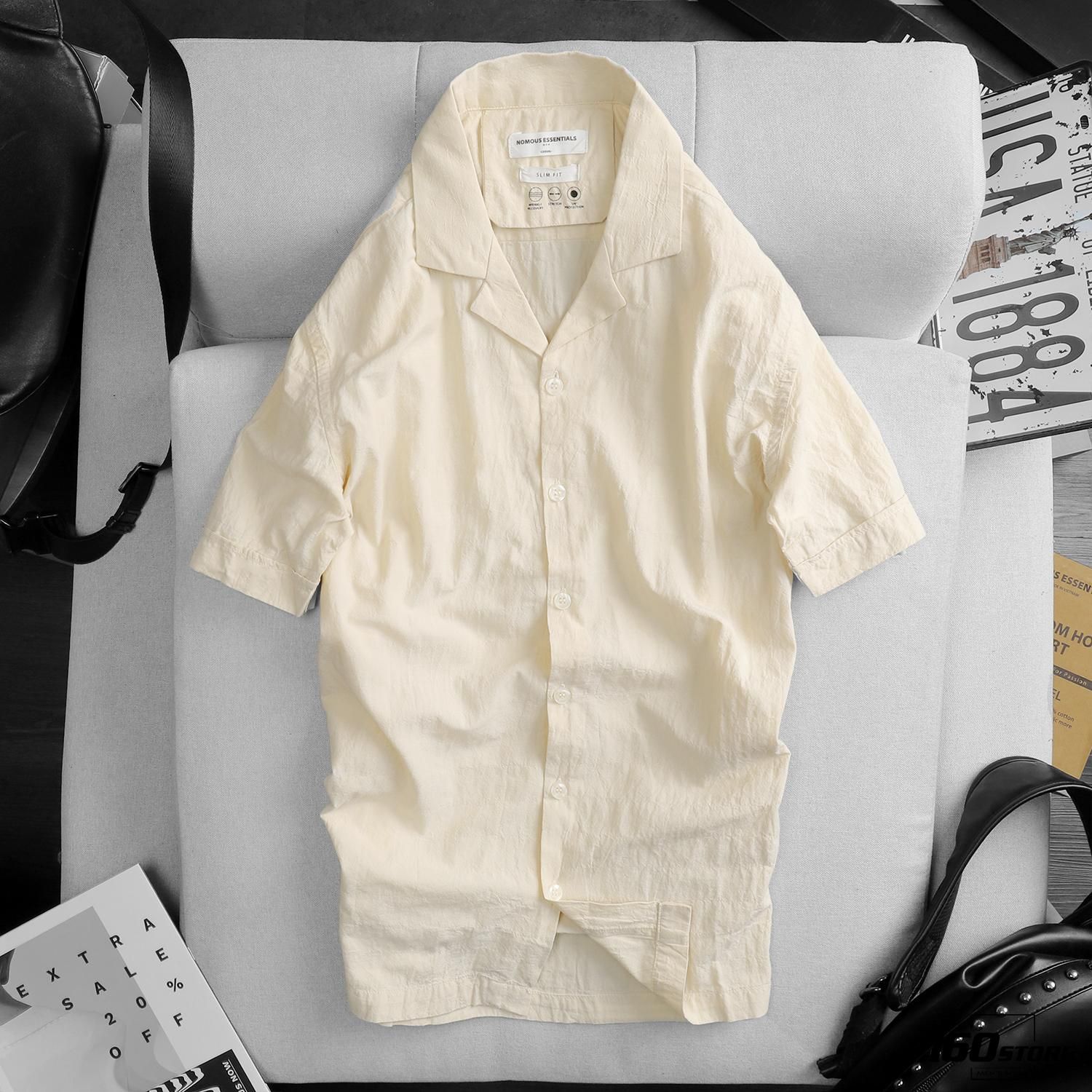 Áo sơ mi tay ngắn Nomous Essentials relaxed fit
