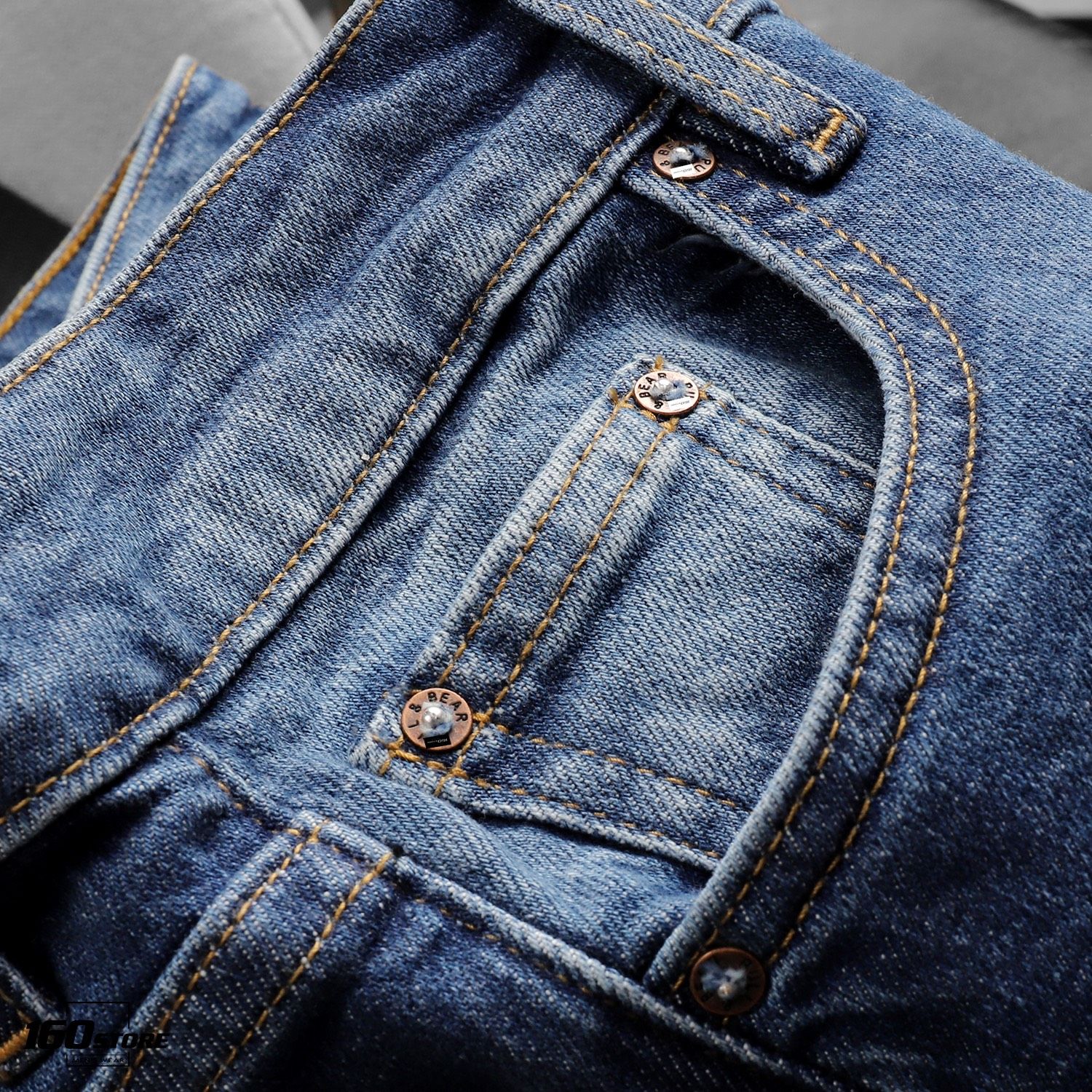 Quần short jeans P.B Bermuda