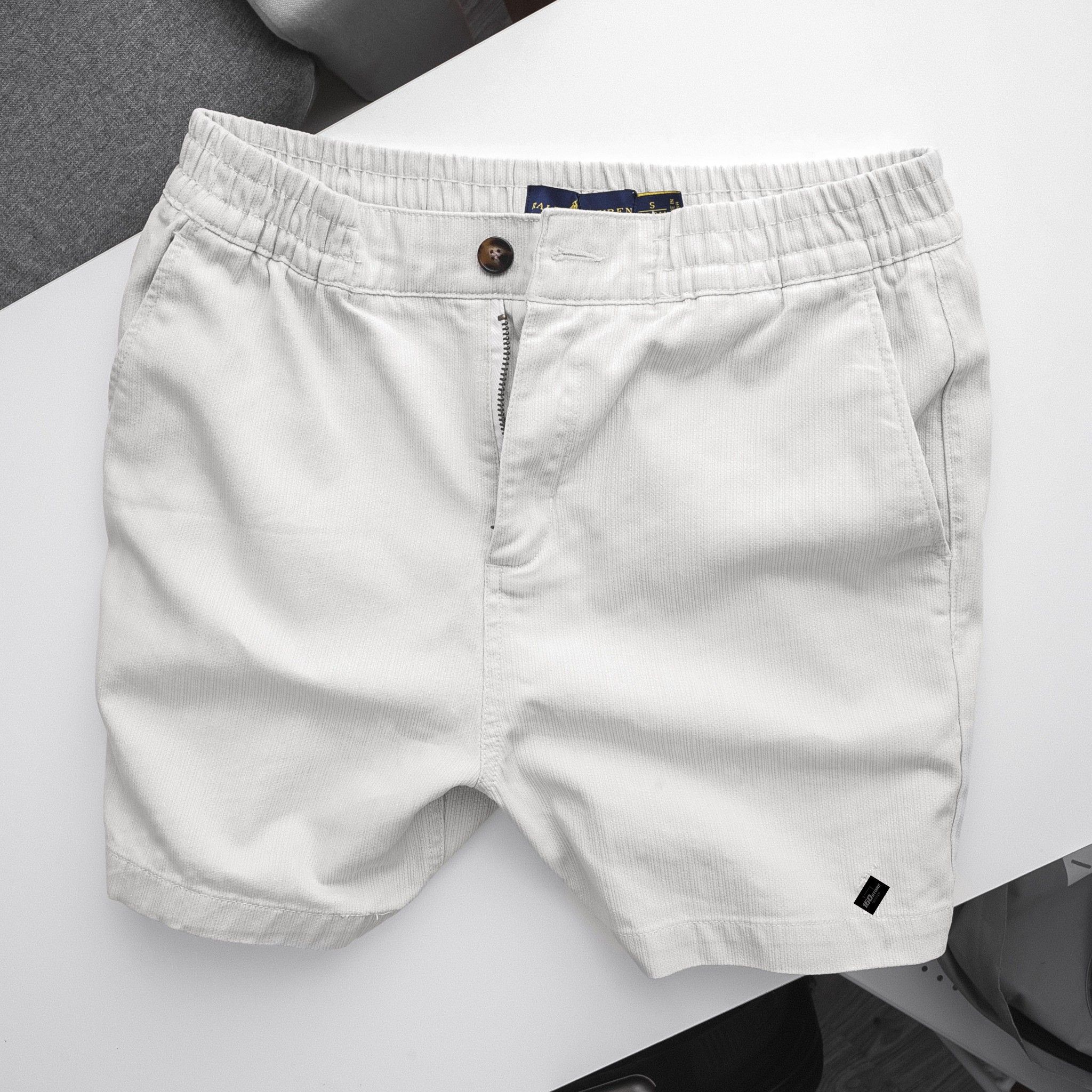 Quần short kaki R.LAUREN lưng thun