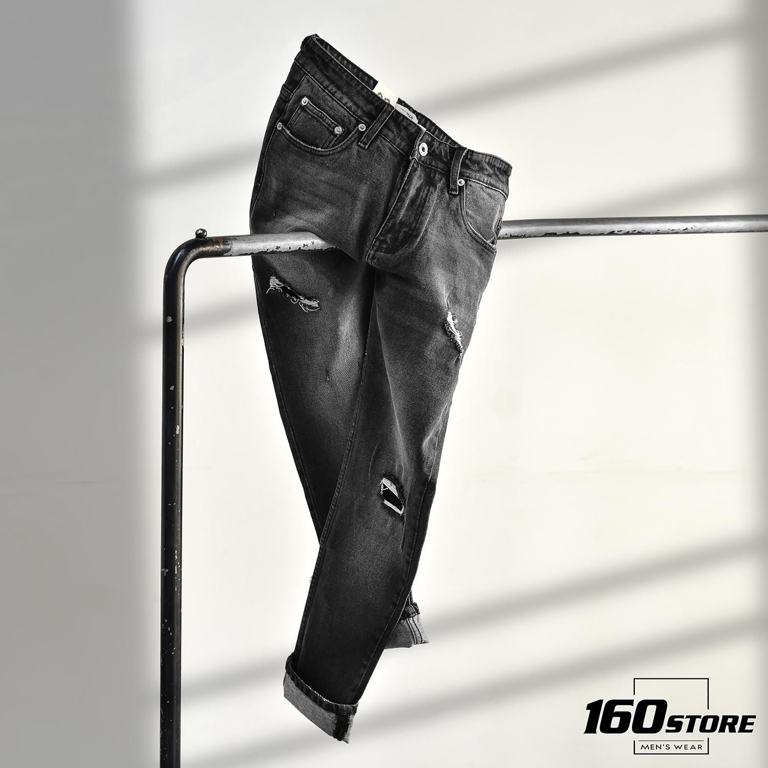 Quần jeans T.MAN slim fit rách