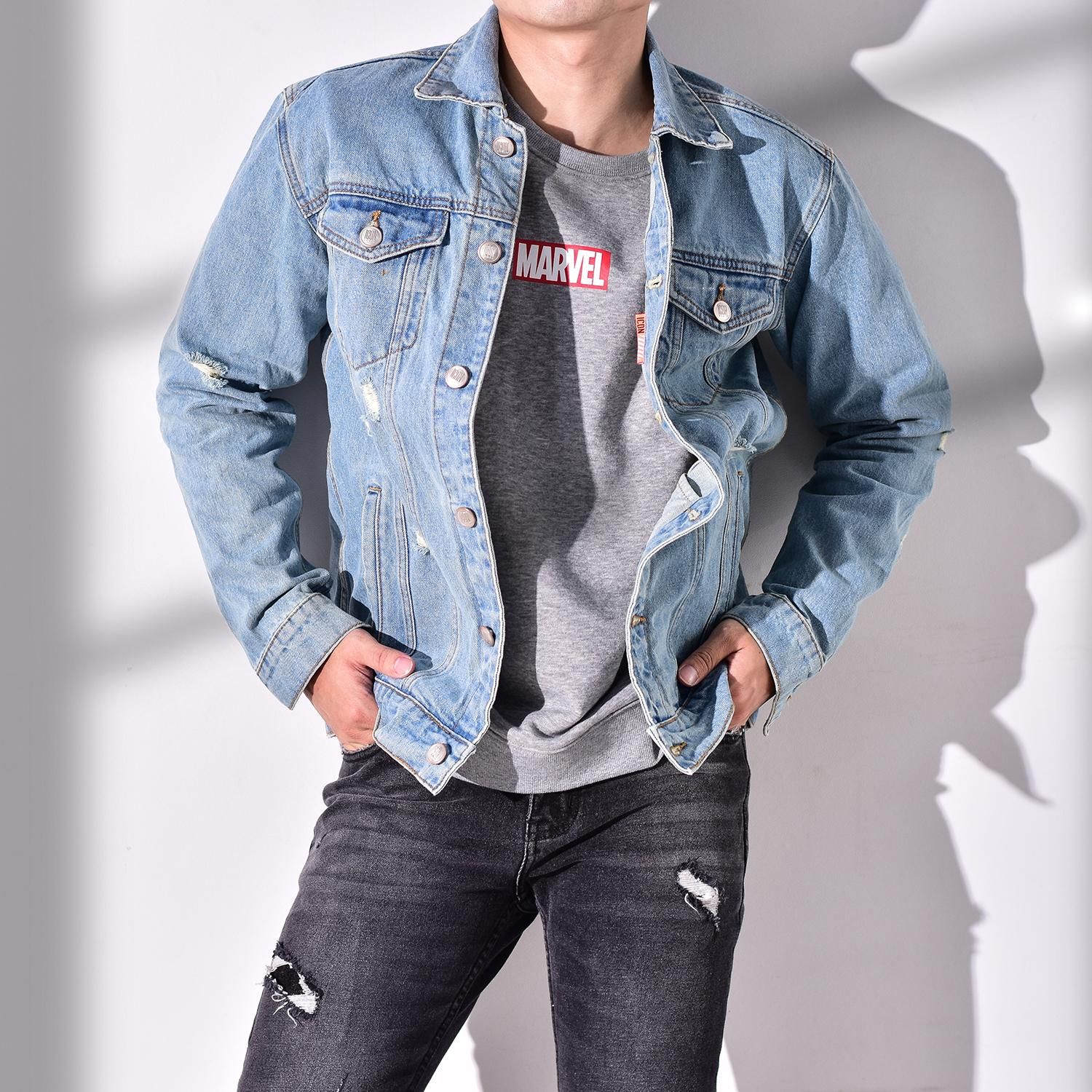 Áo khoác jeans ICON DENIM wash