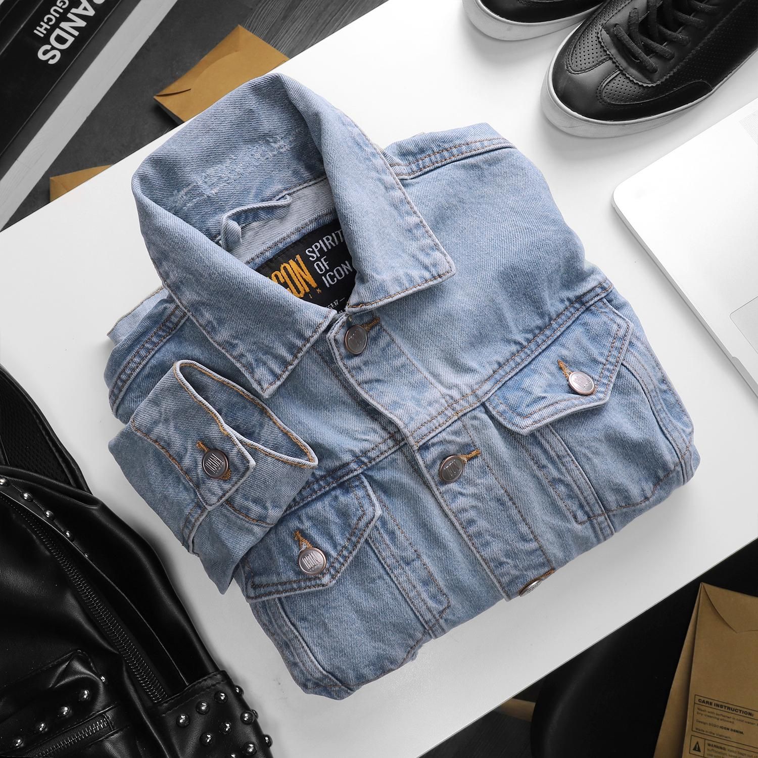 Áo khoác jeans ICON DENIM wash