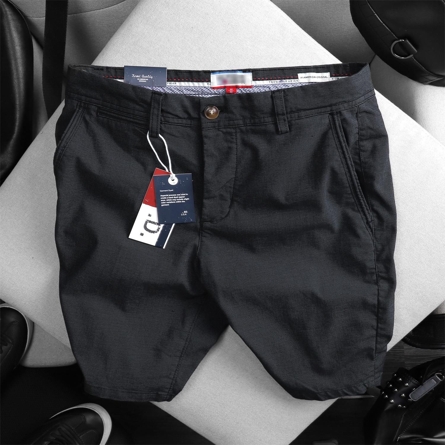 Quần short kaki textured