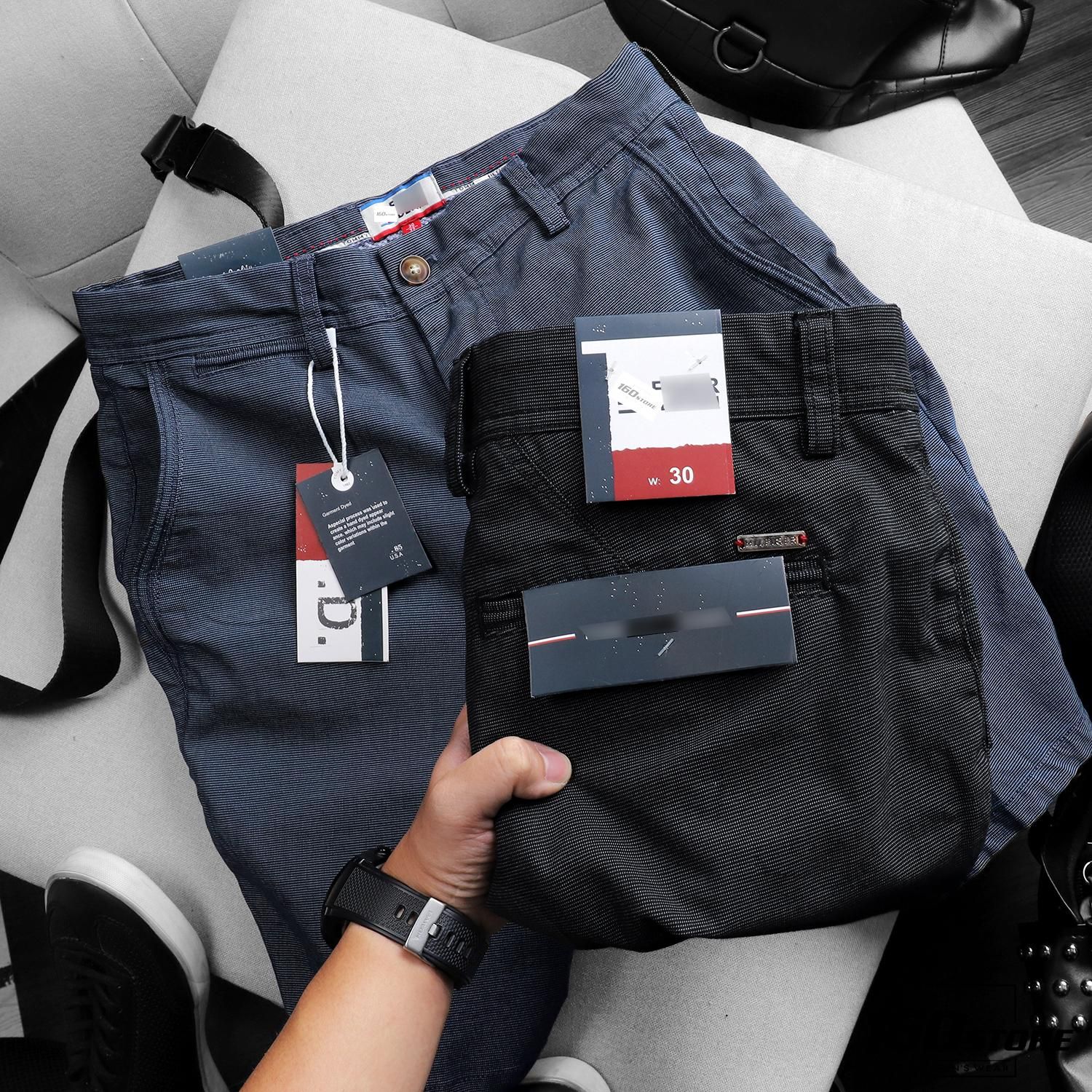 Quần short kaki textured
