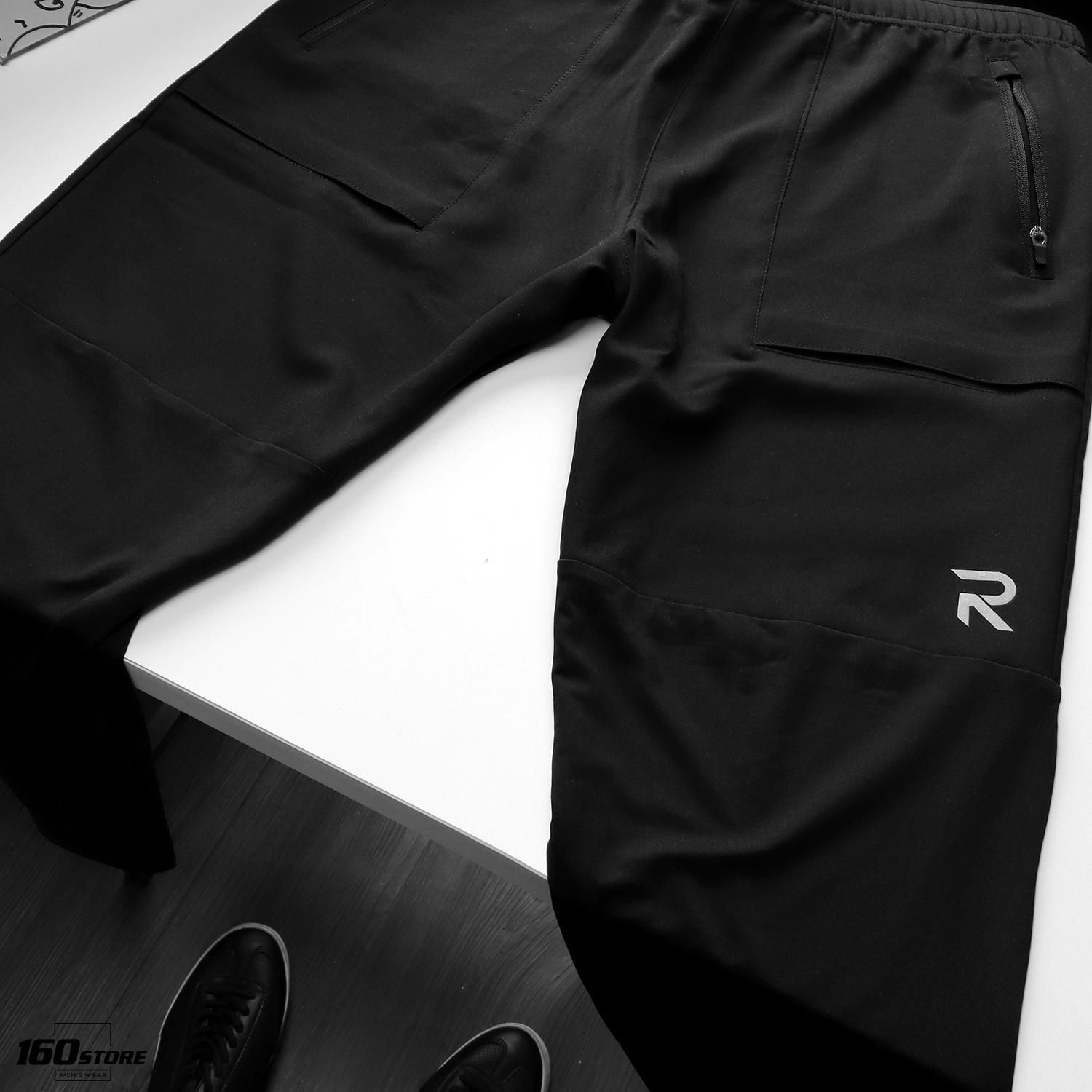 Quần RUNPOW running tights in black