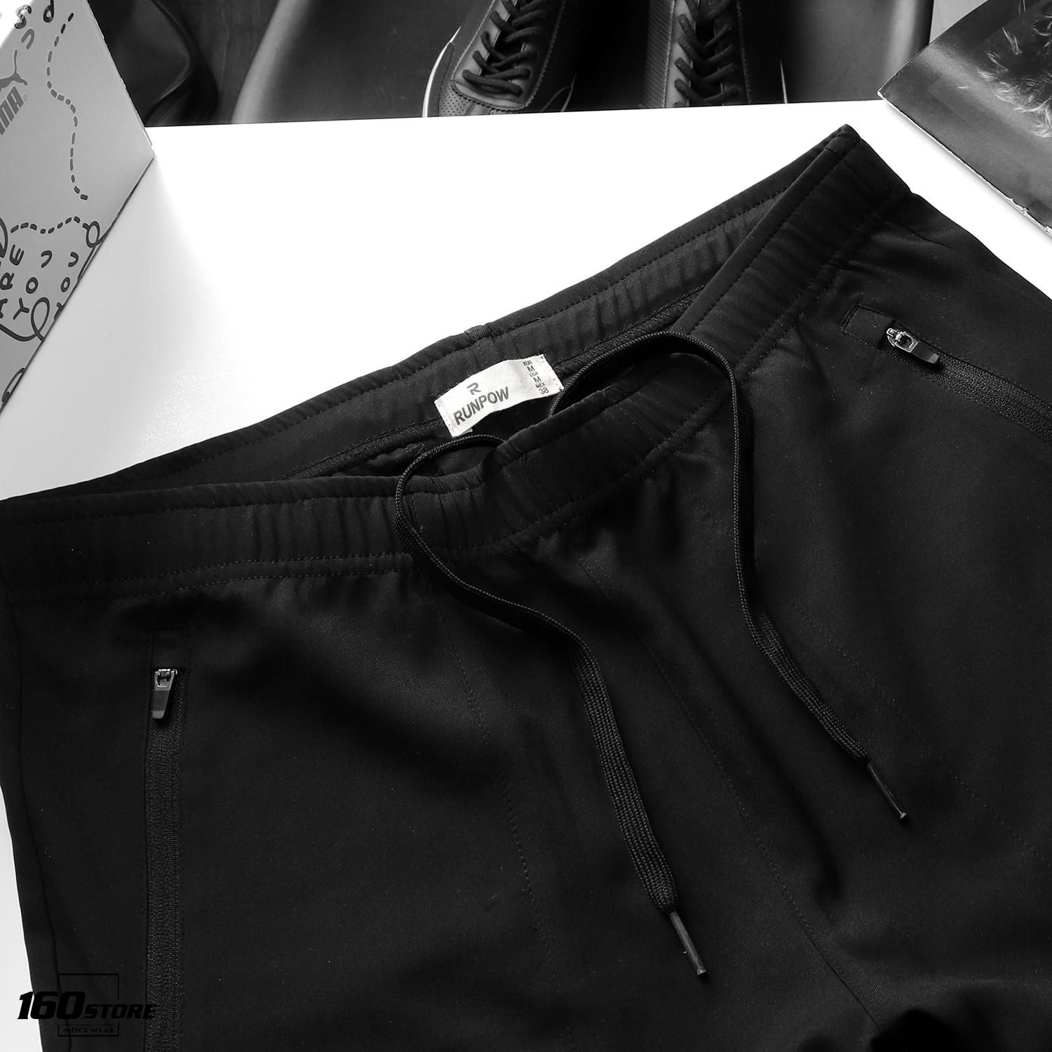 Quần RUNPOW running tights in black