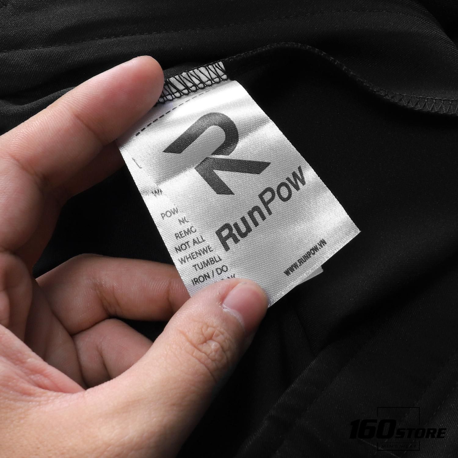 Quần RUNPOW running tights in black