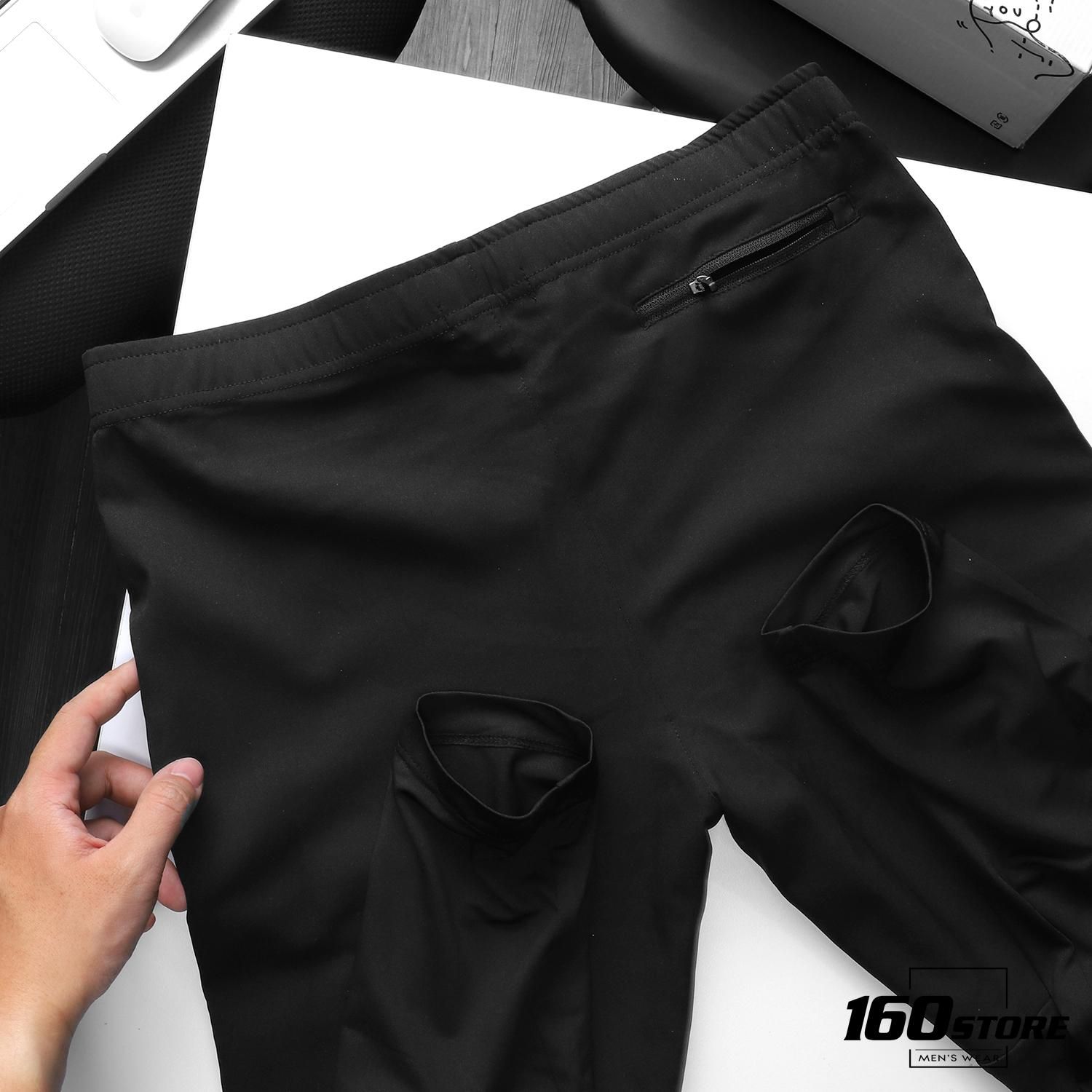 Quần RUNPOW running tights in black