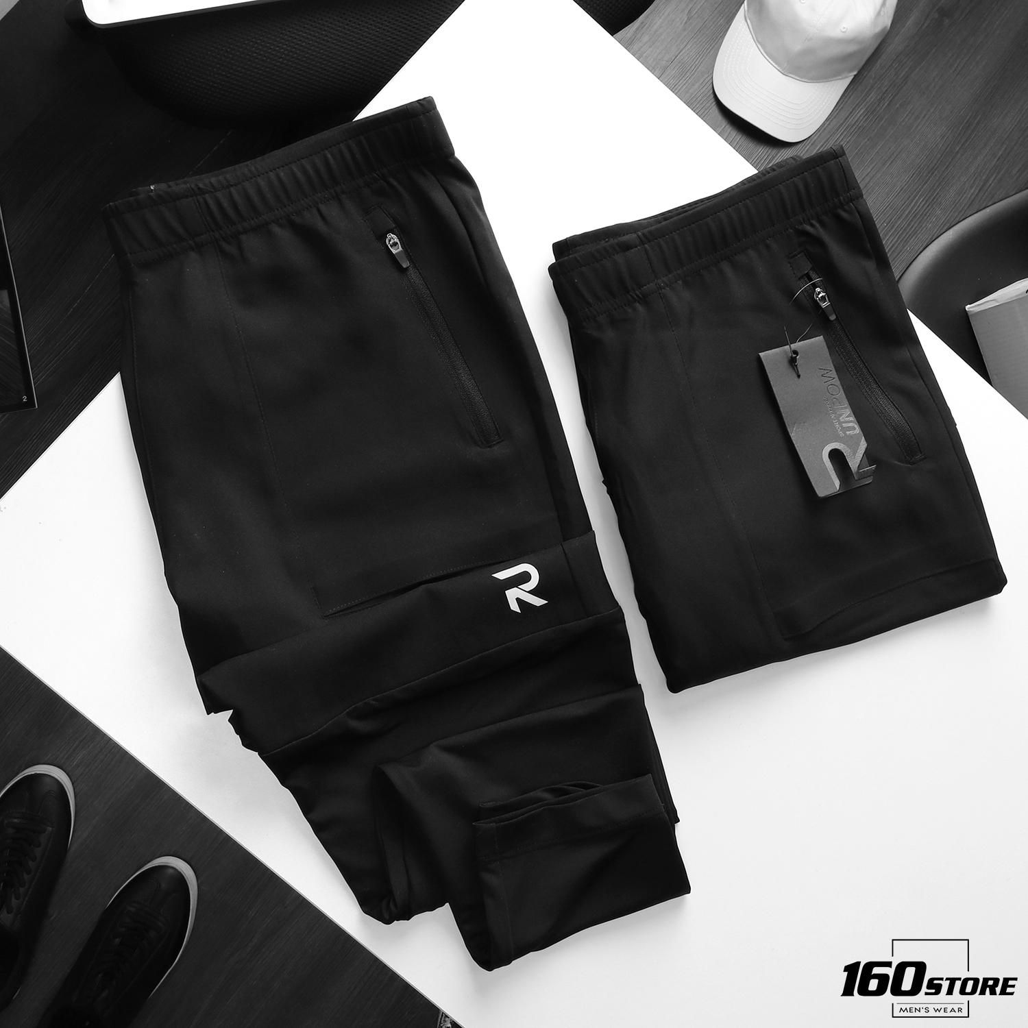 Quần RUNPOW running tights in black