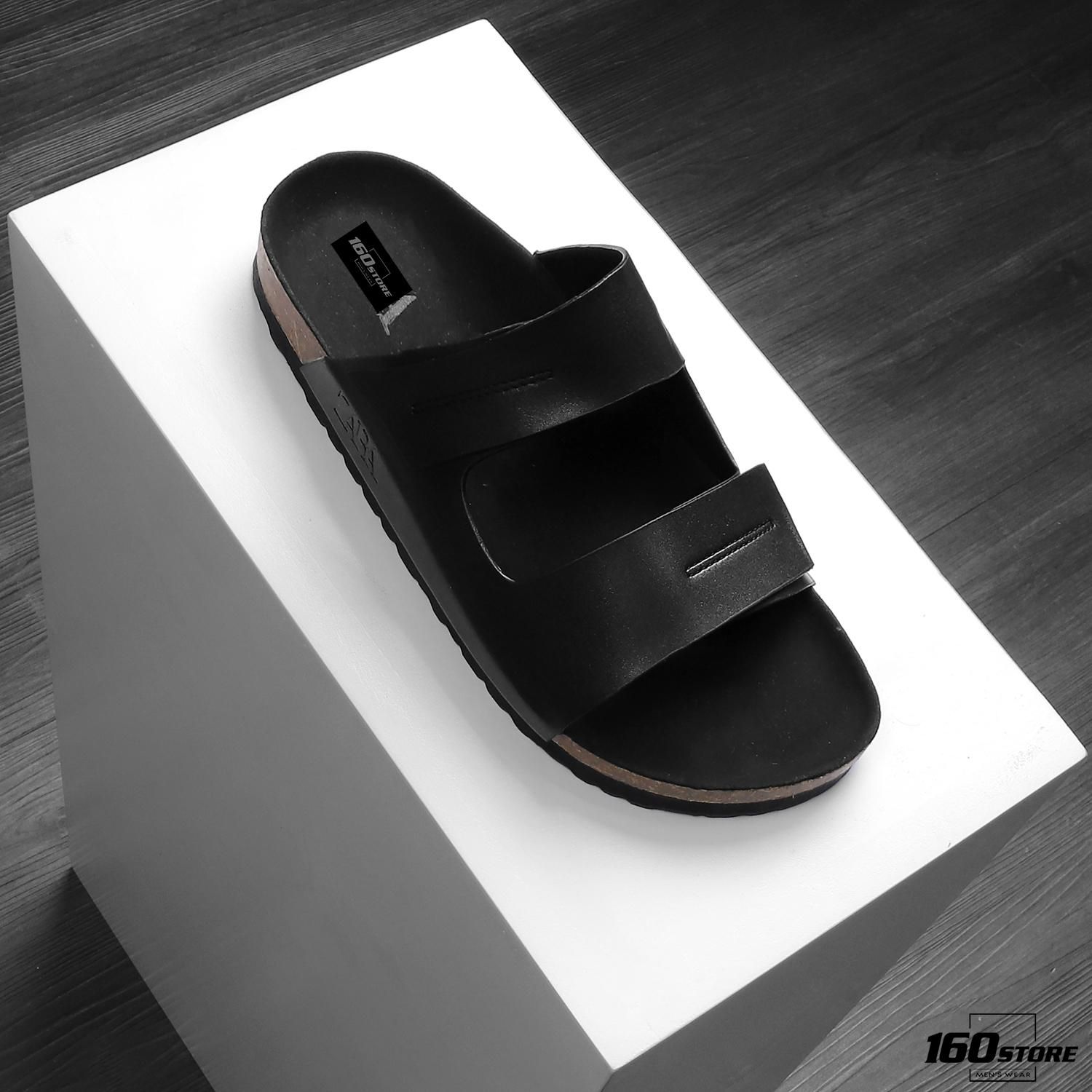Dép ZRA double trap leather