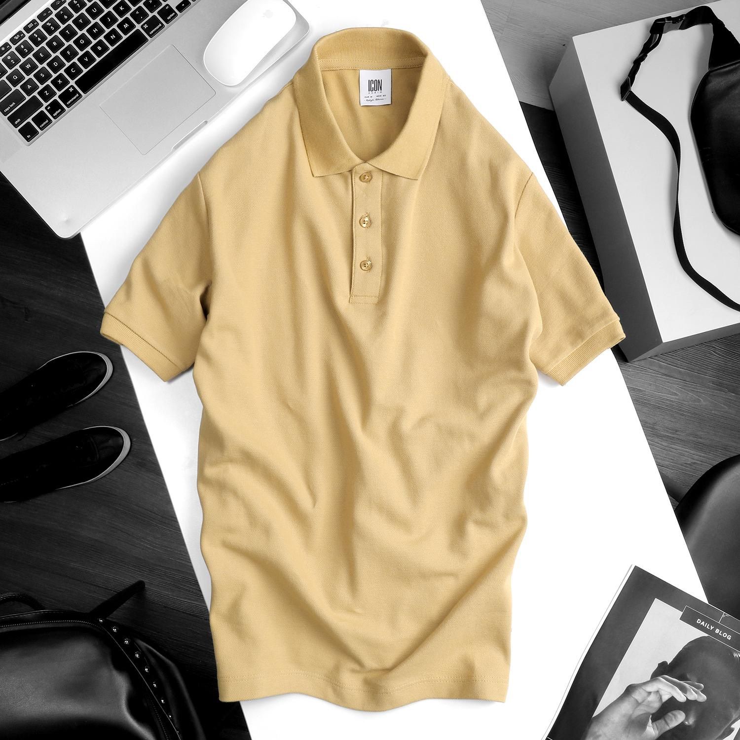 Áo Polo ICON DENIM basic ss20