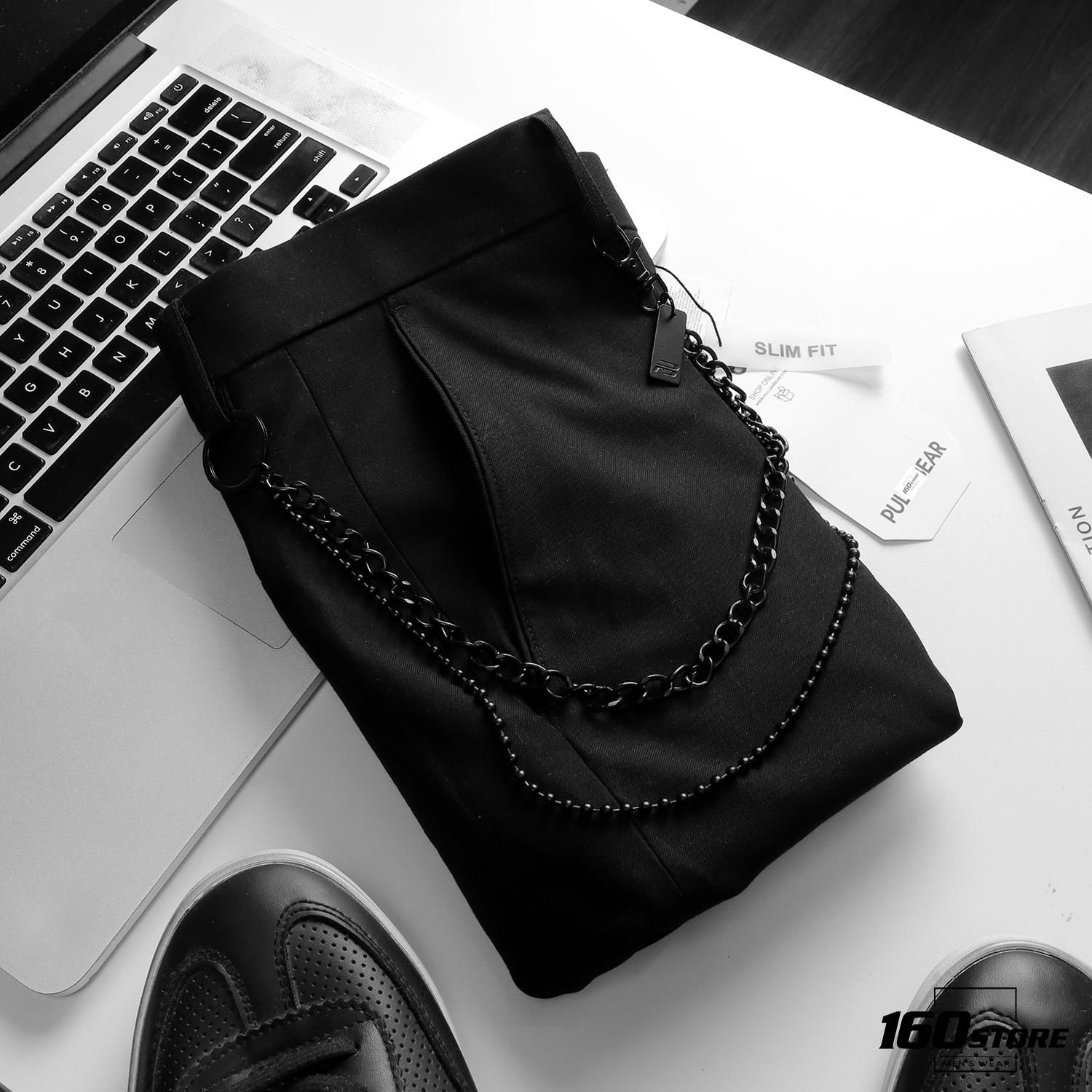 Quần tây P.B slim fit w chain