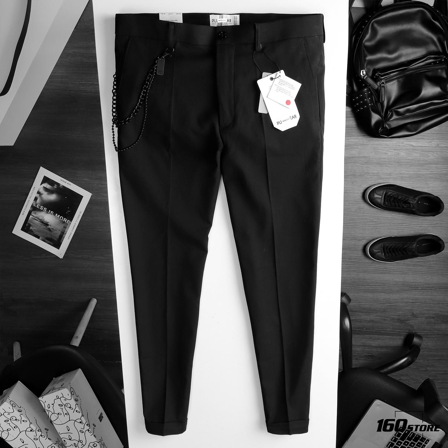 Quần tây P.B slim fit w chain