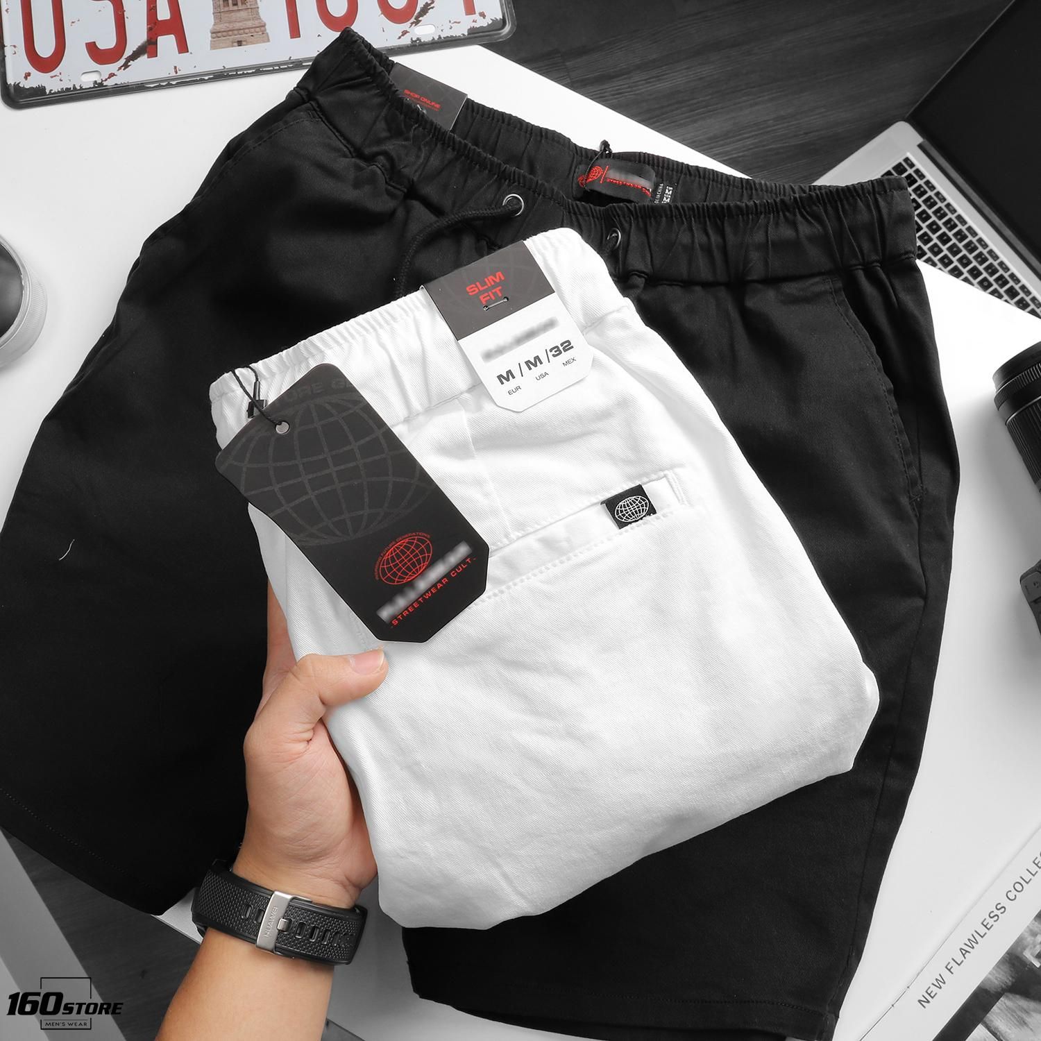 Quần short kaki P.B ss20