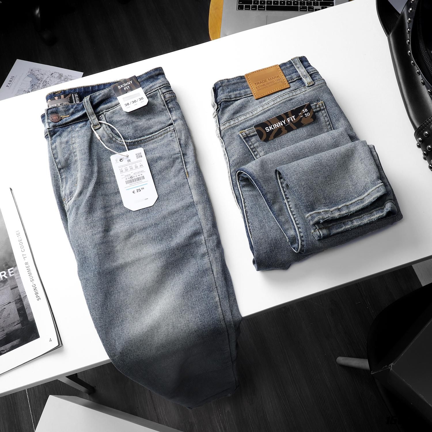 Quần jeans P.B blue skinny