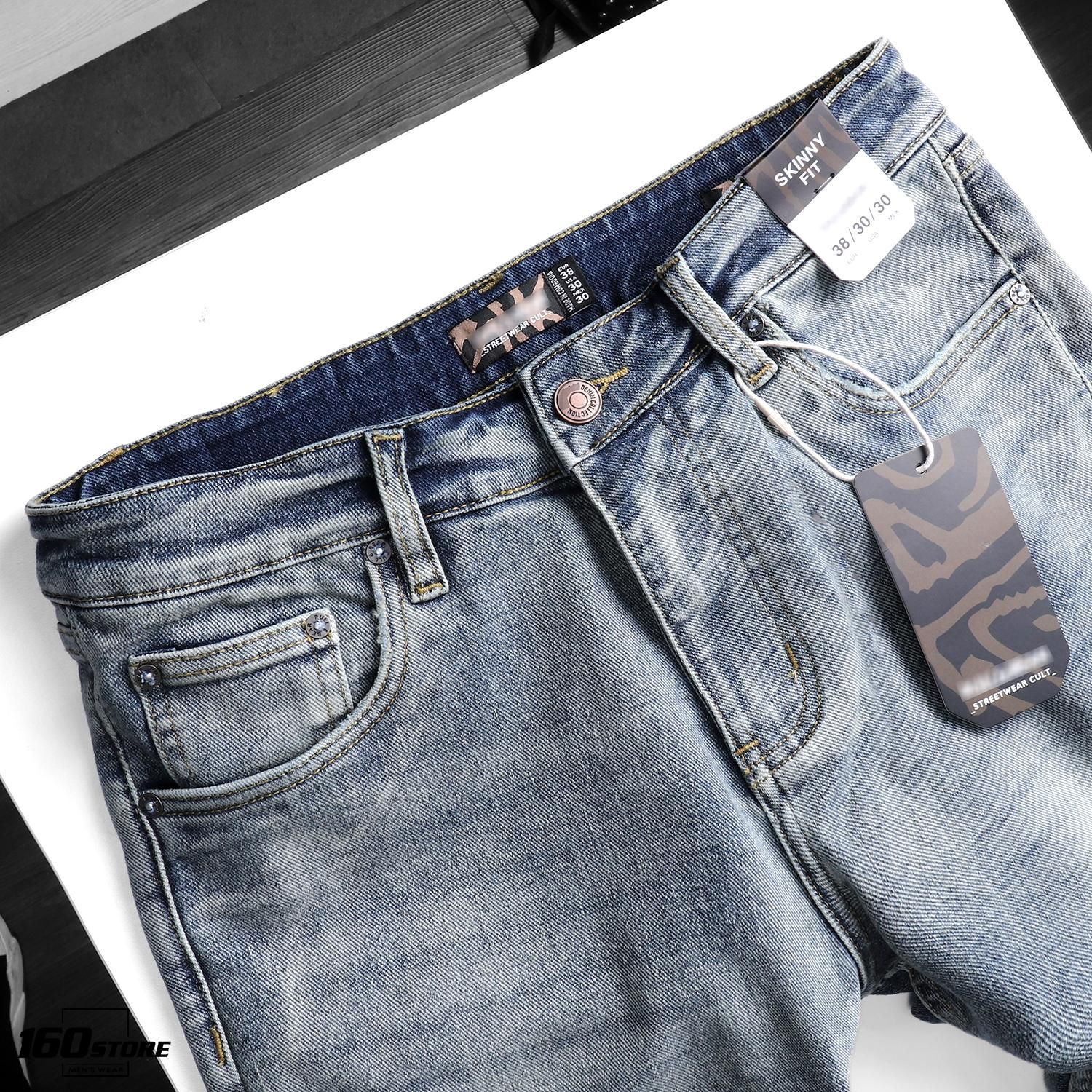 Quần jeans P.B blue skinny