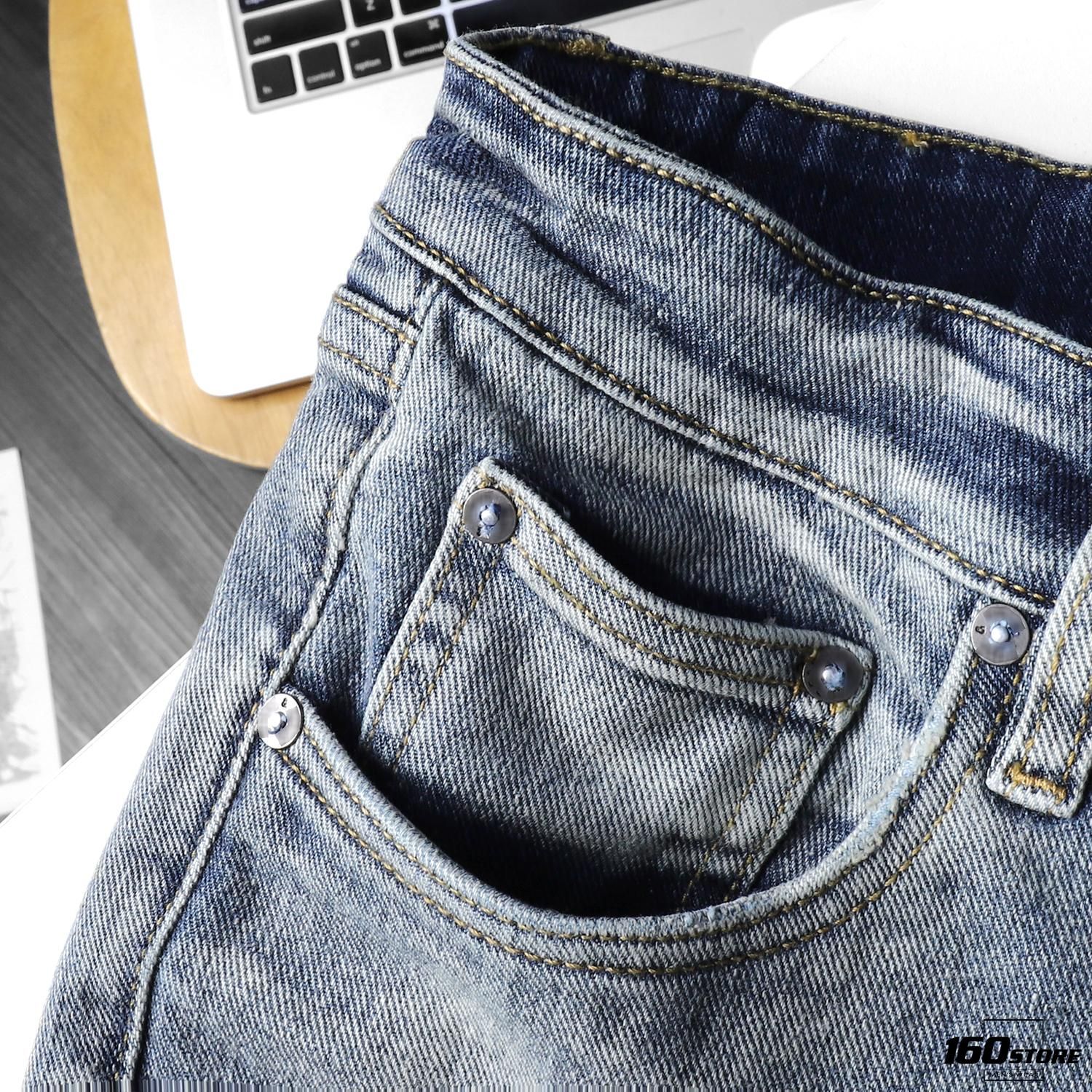 Quần jeans P.B blue skinny