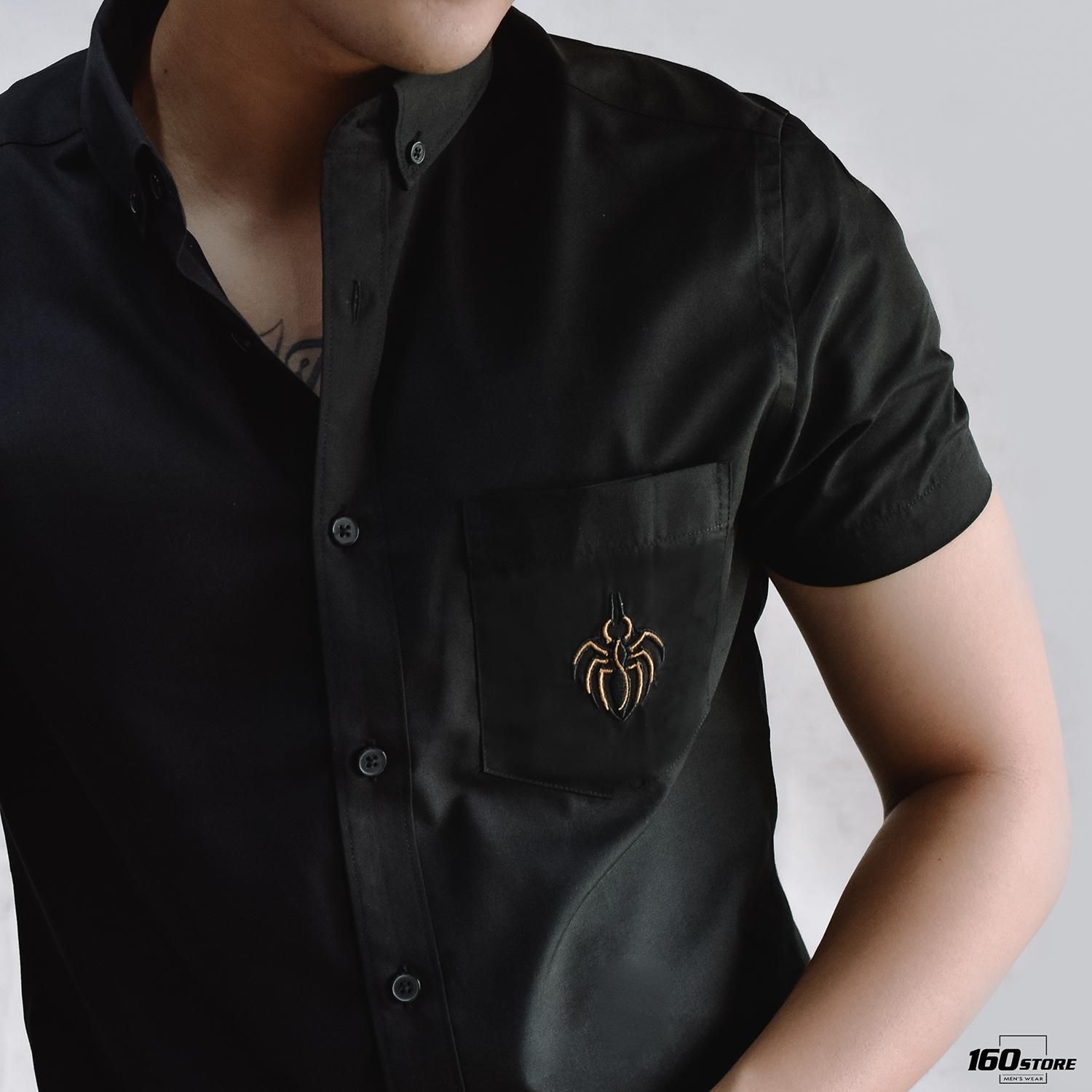 Áo sơmi Nomous Essentials w spider embroidered