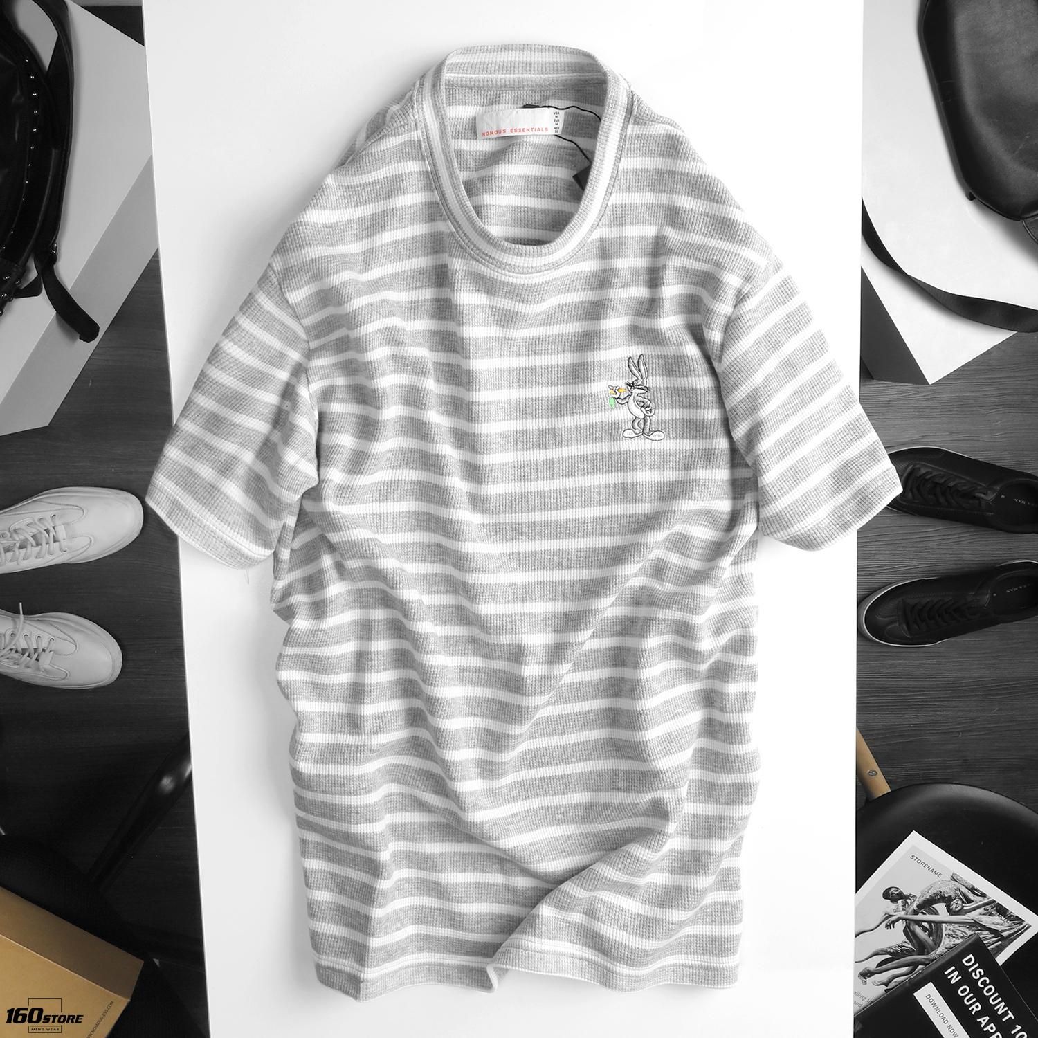 Áo thun NOMOUS ESSENTIALS stripes printed