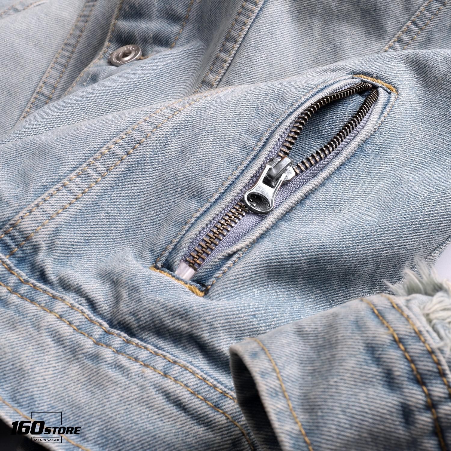 Áo khoác jeans NOMOUS ESSENTIALS w logo ss20