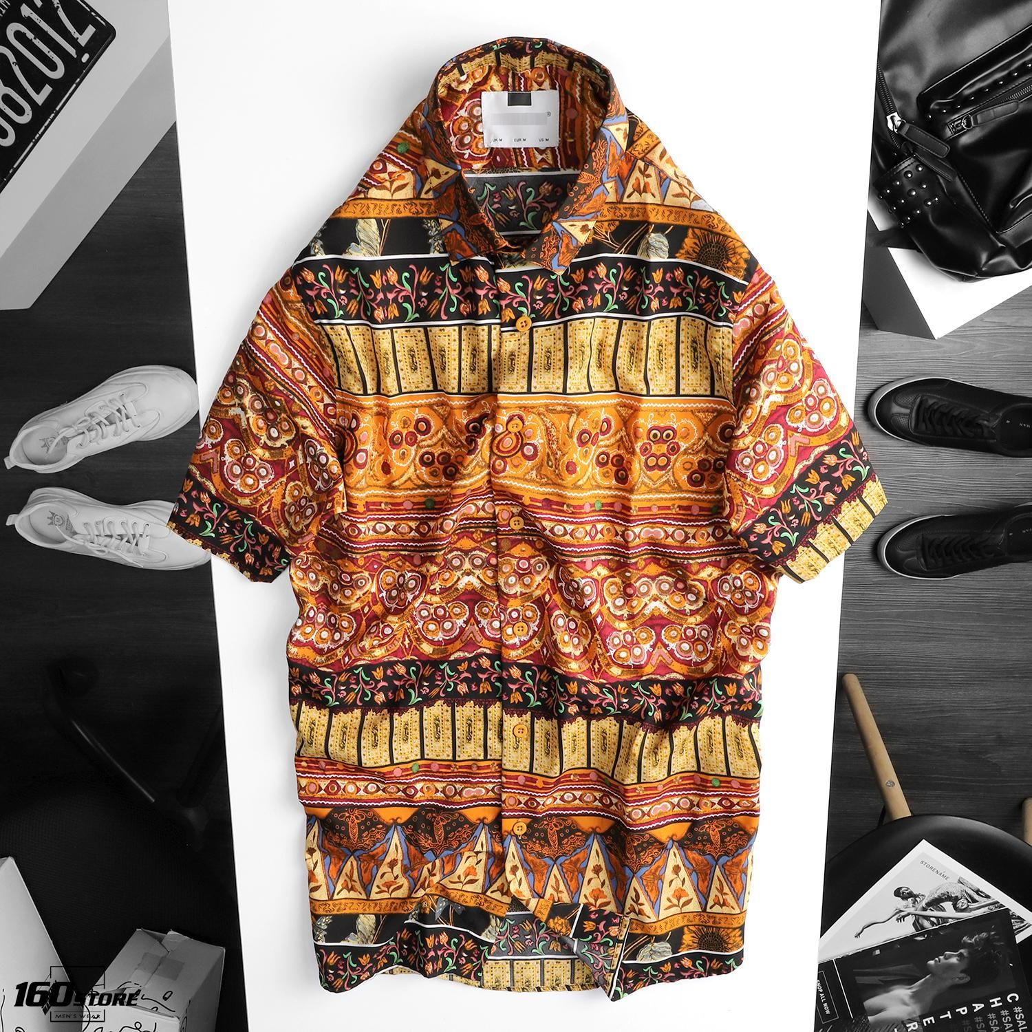 Áo sơmi tay ngắn T.MAN pattern