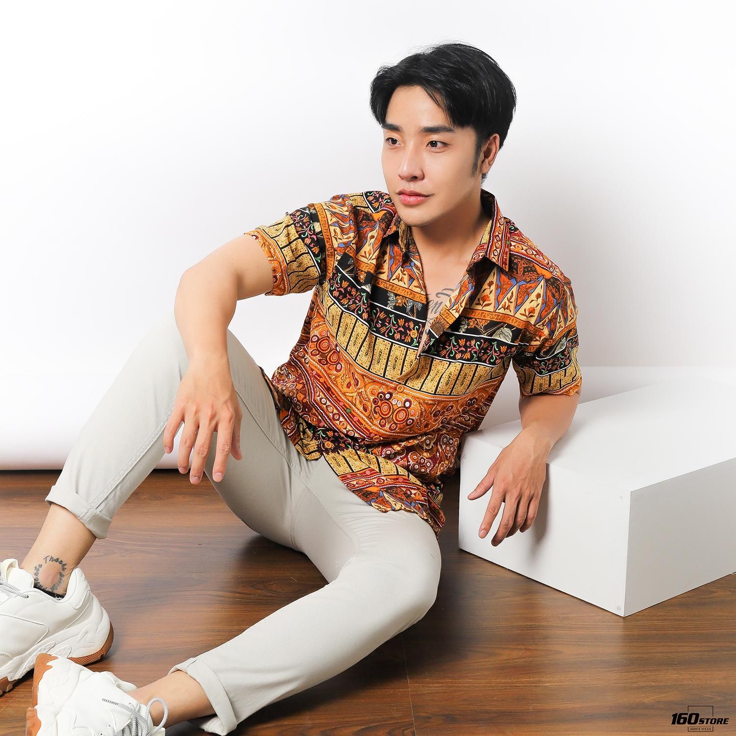 Áo sơmi tay ngắn T.MAN pattern