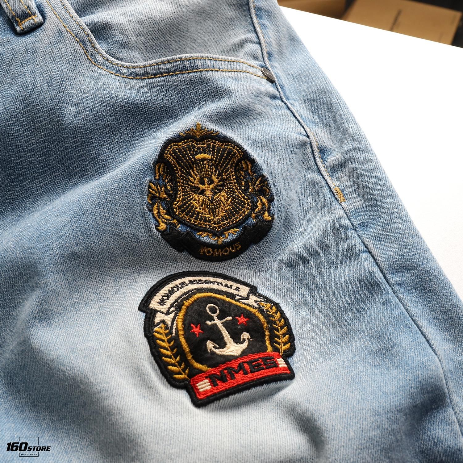 Quần jeans NOMOUS ESSENTIALS skinny patch logo