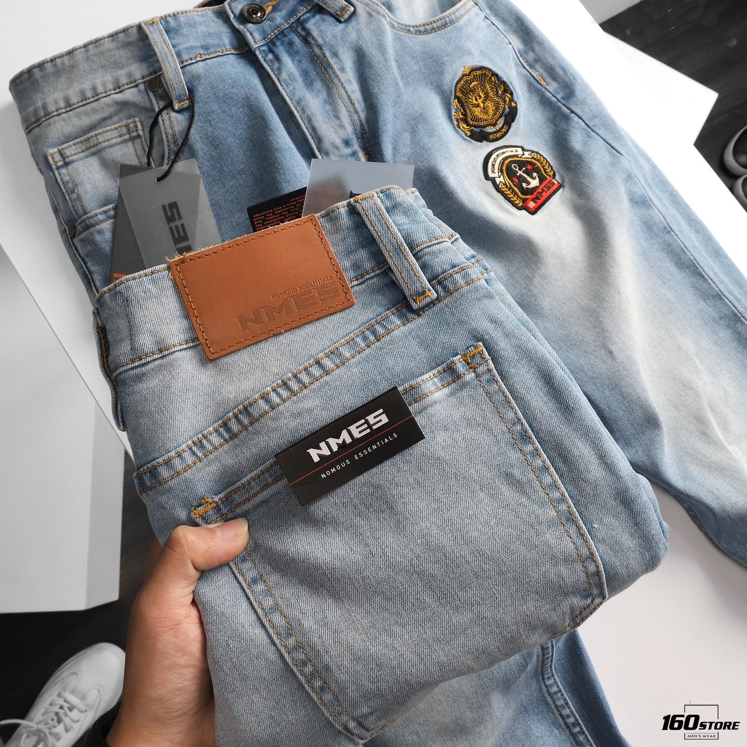 Quần jeans NOMOUS ESSENTIALS skinny patch logo