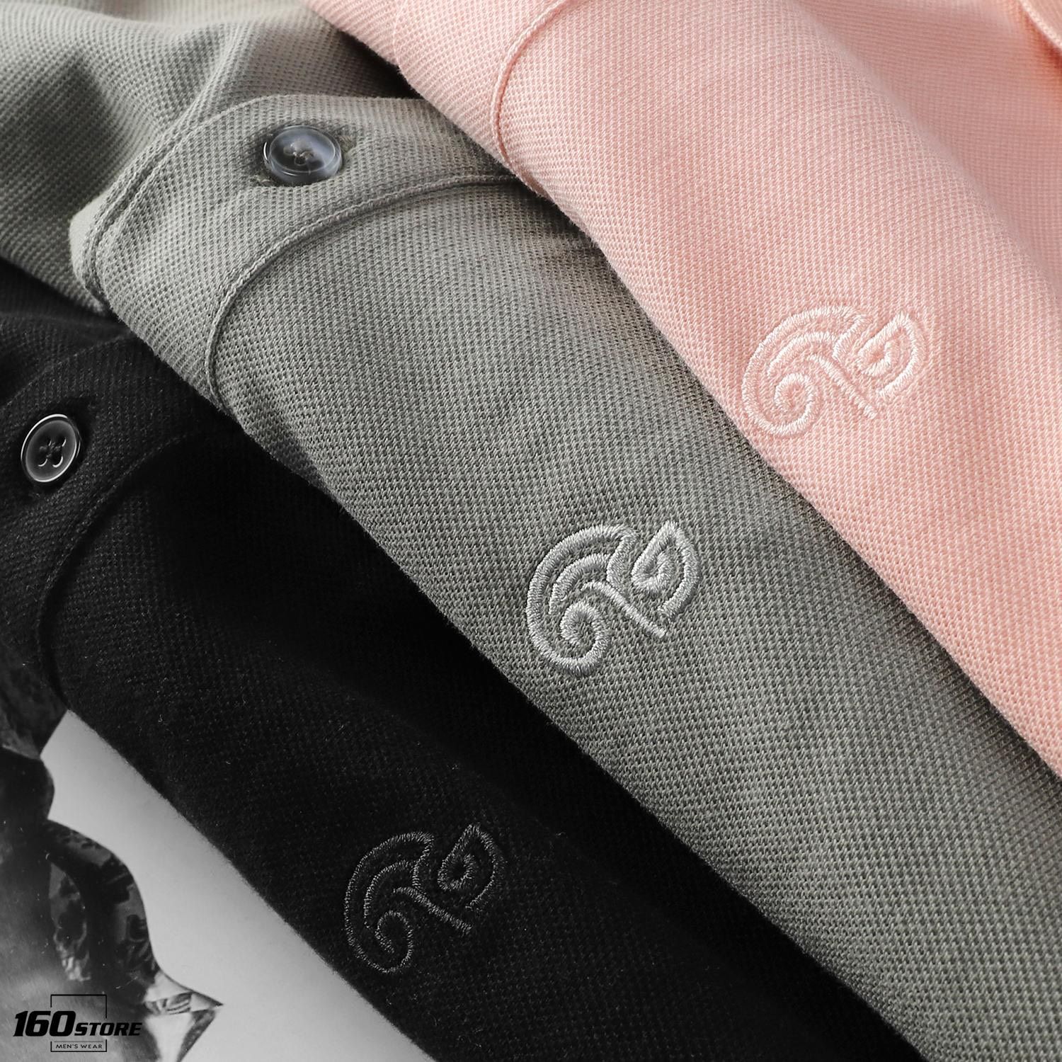 Áo polo NOMOUS ESSENTIALS w Gecko embroidery