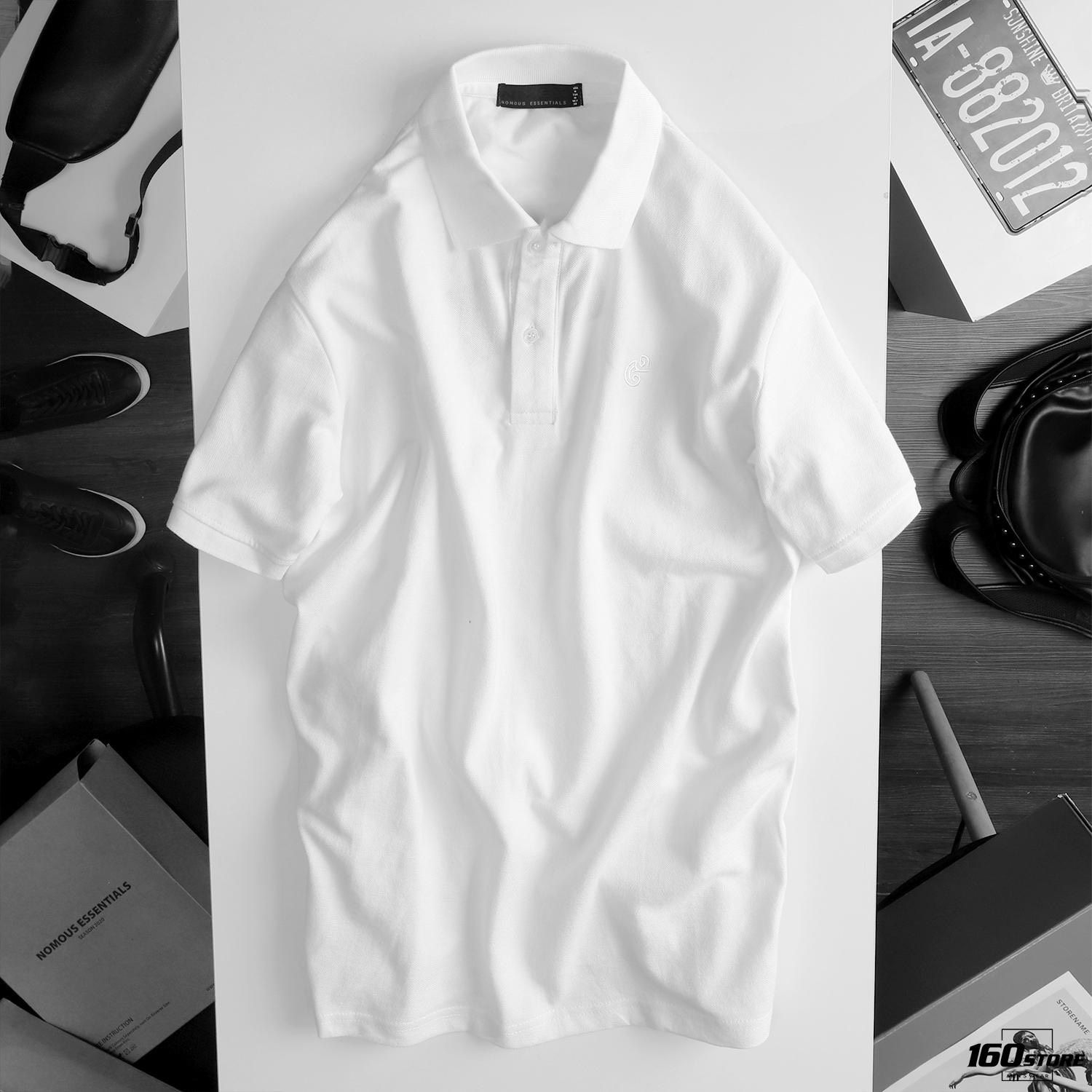 Áo polo NOMOUS ESSENTIALS w Gecko embroidery