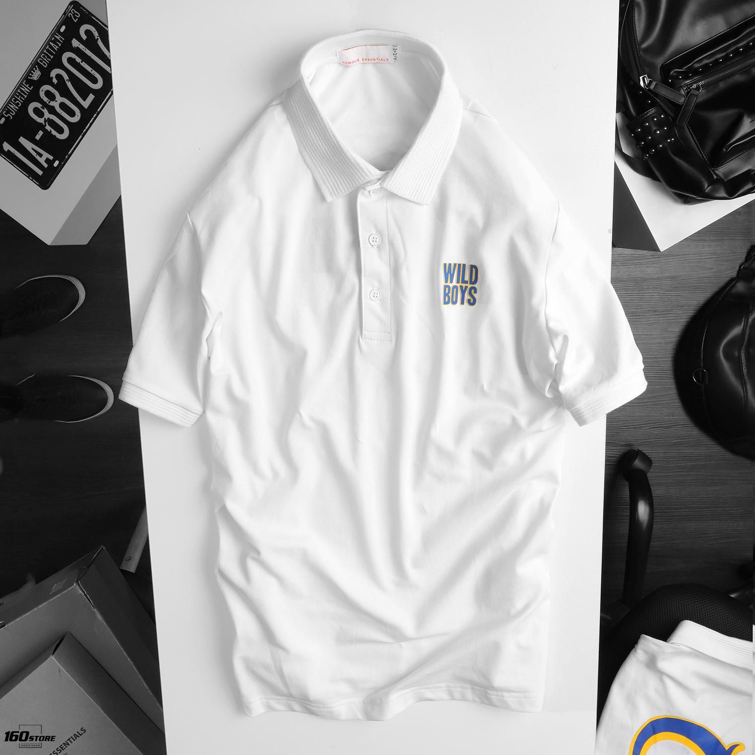 Áo Polo NOMOUS ESSENTIALS college athletics printed