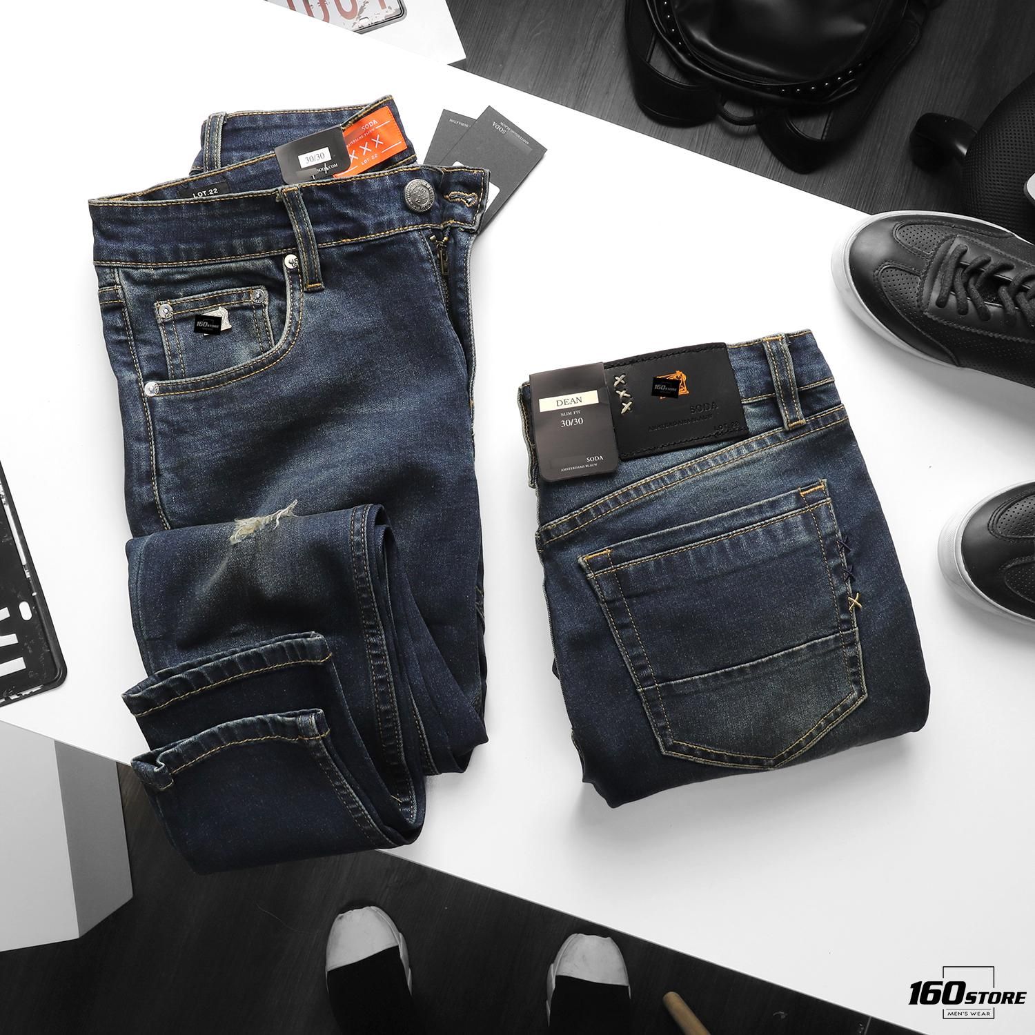 Quần jeans S.S0DA skinny rách