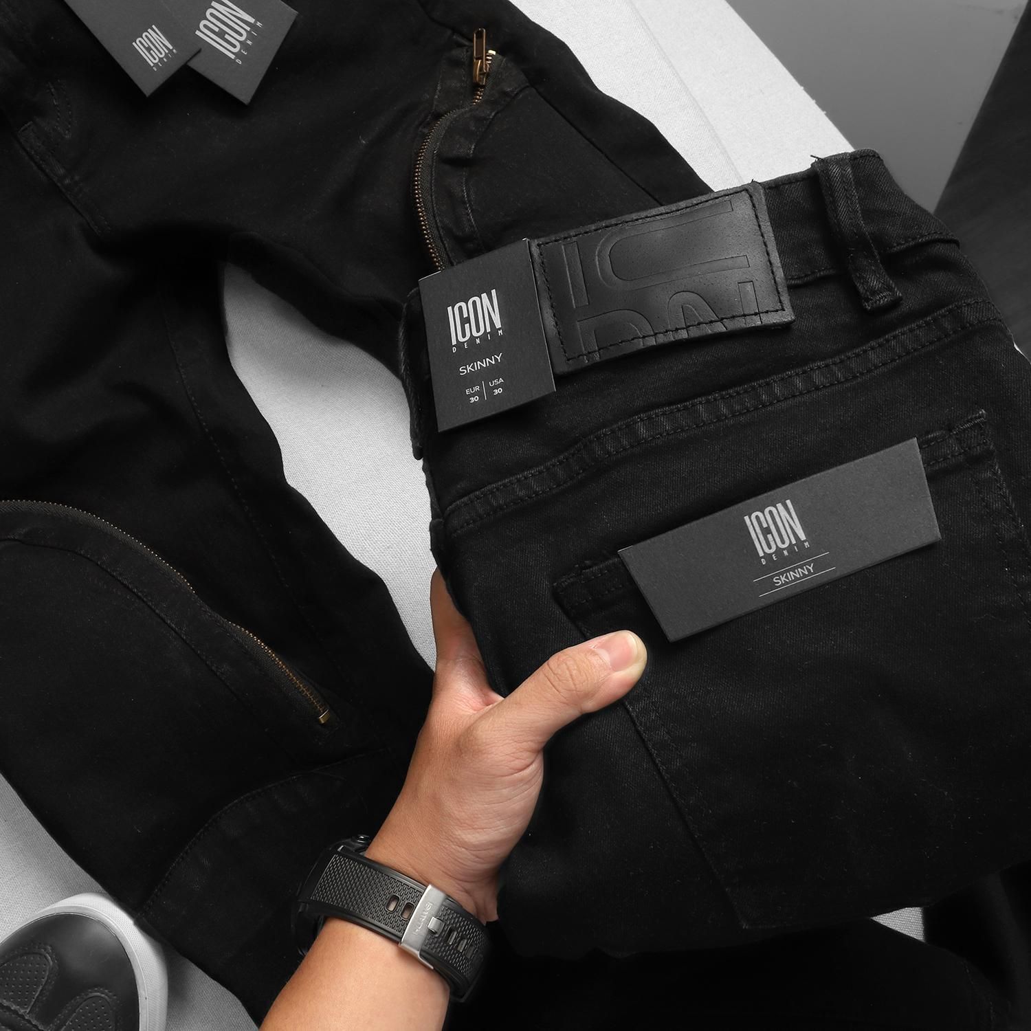 Quần jeans ICON DENIM skinny zipper