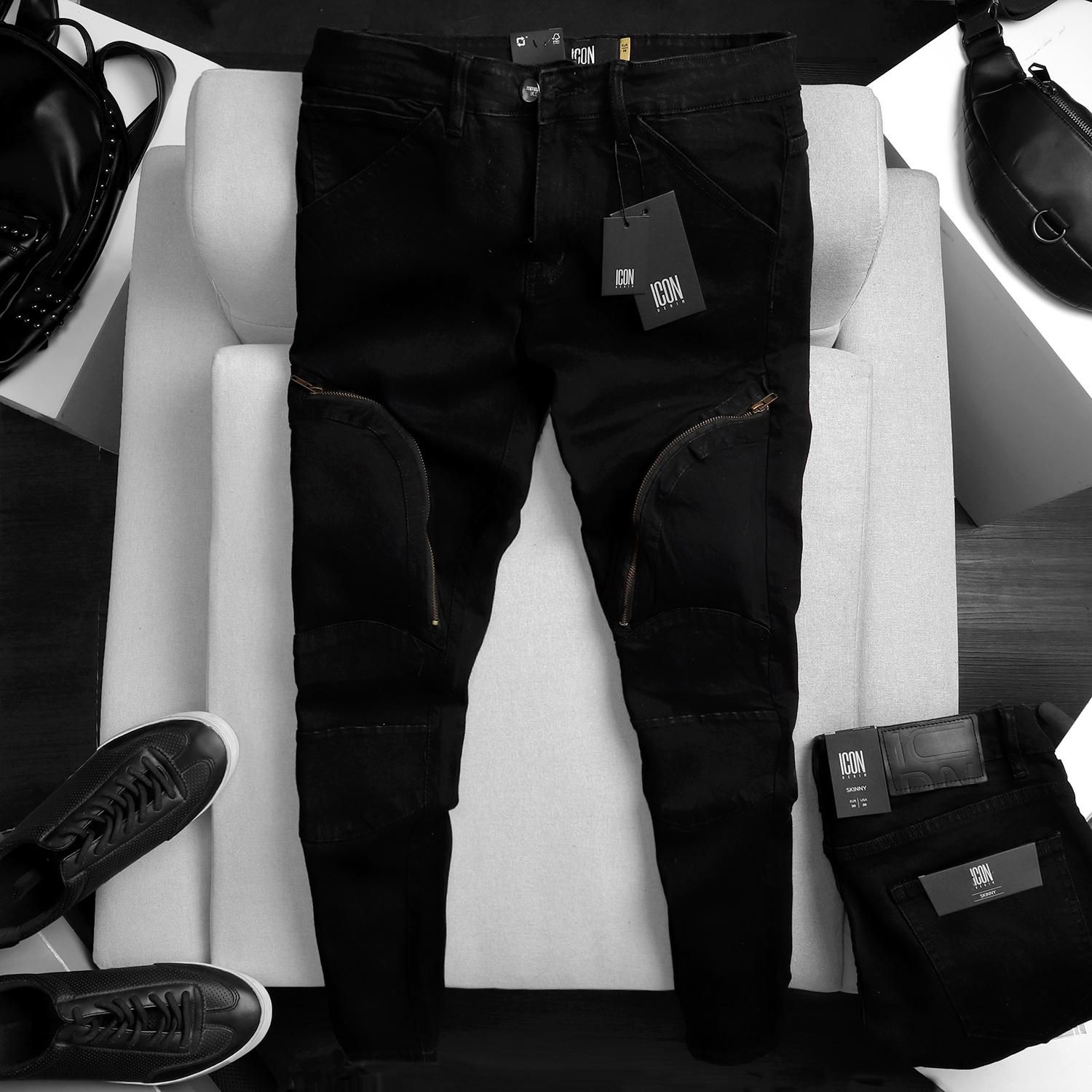 Quần jeans ICON DENIM skinny zipper