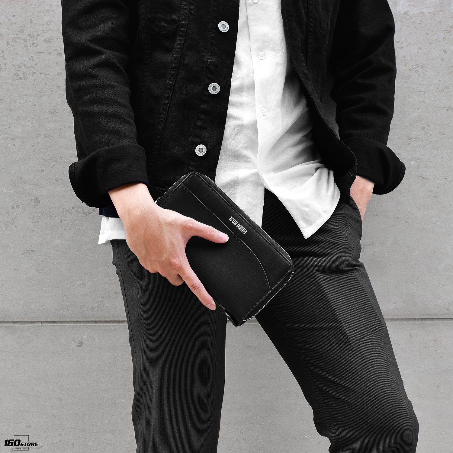 Ví dài clucth ICON DENIM ss20