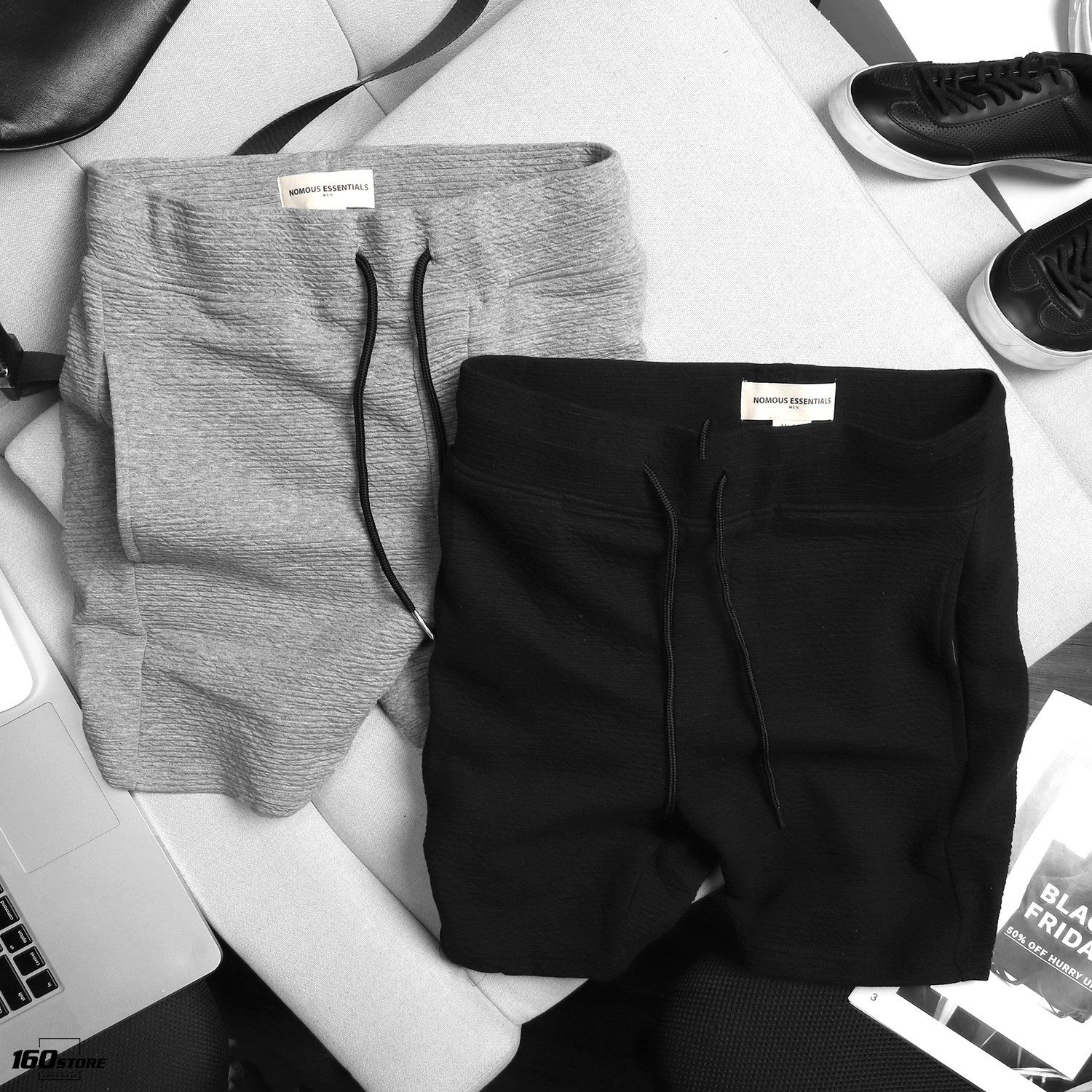 Quần short thun NOMOUS ESSENTIALS seesuckers