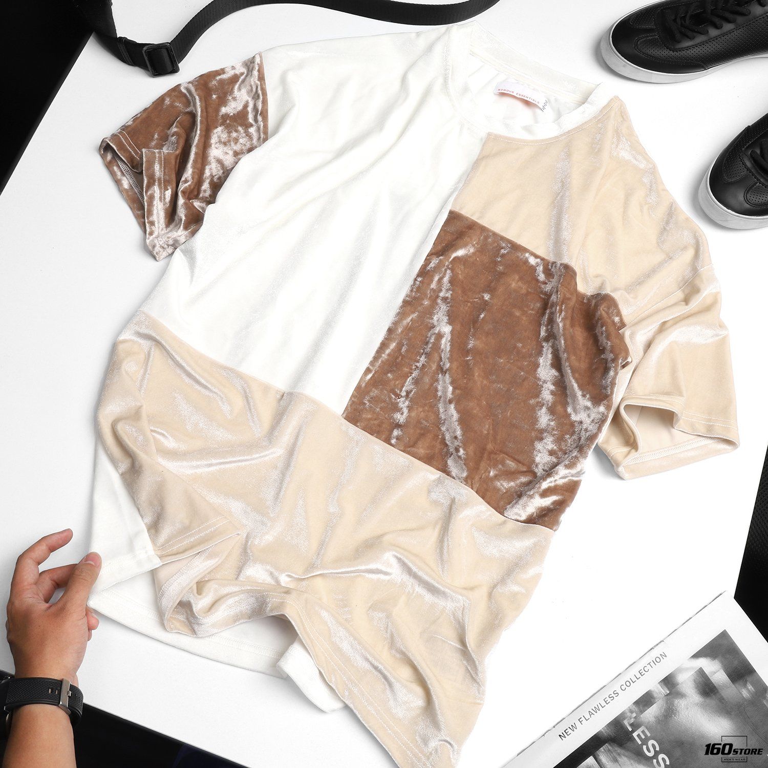 Áo thun NOMOUS ESSENTAILS oversize - colour block