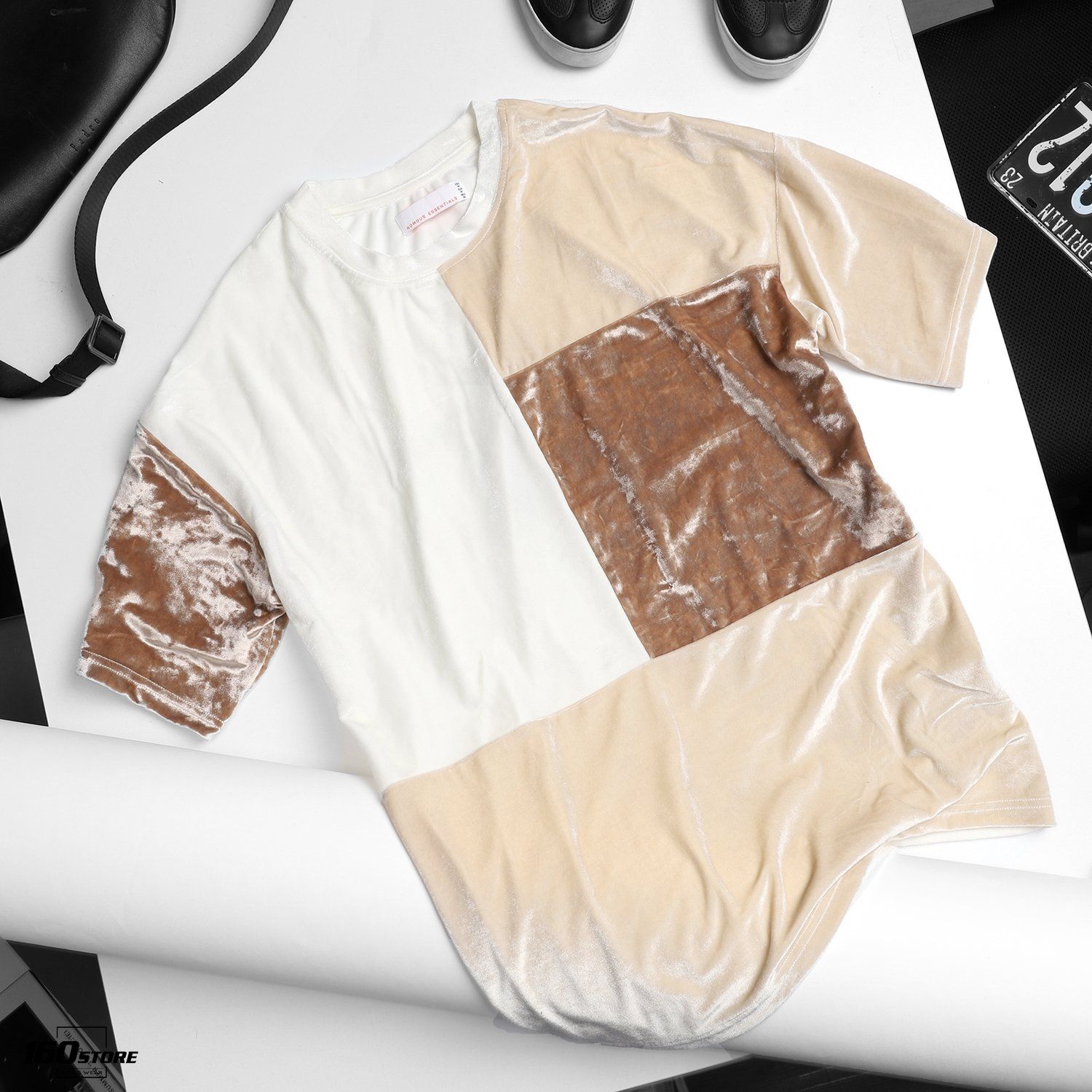 Áo thun NOMOUS ESSENTAILS oversize - colour block