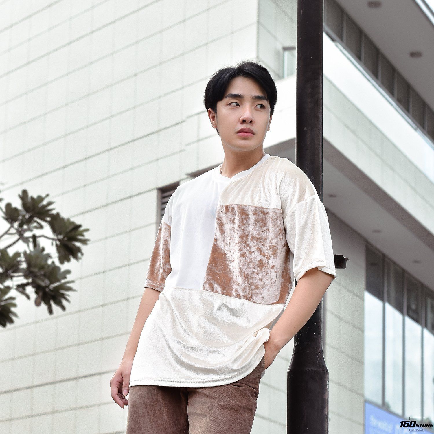 Áo thun NOMOUS ESSENTAILS oversize - colour block