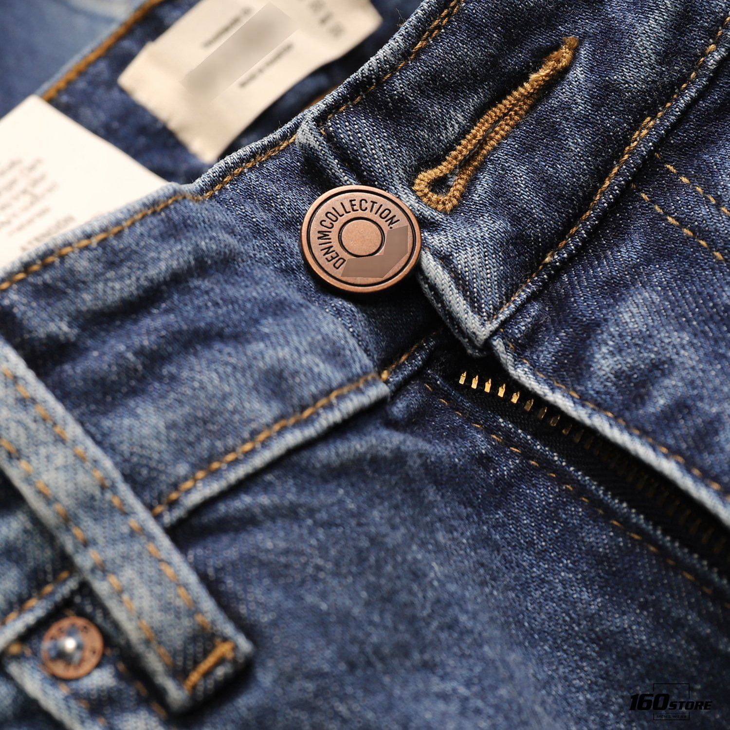 Quần jeans P.B skinny fit w ripped