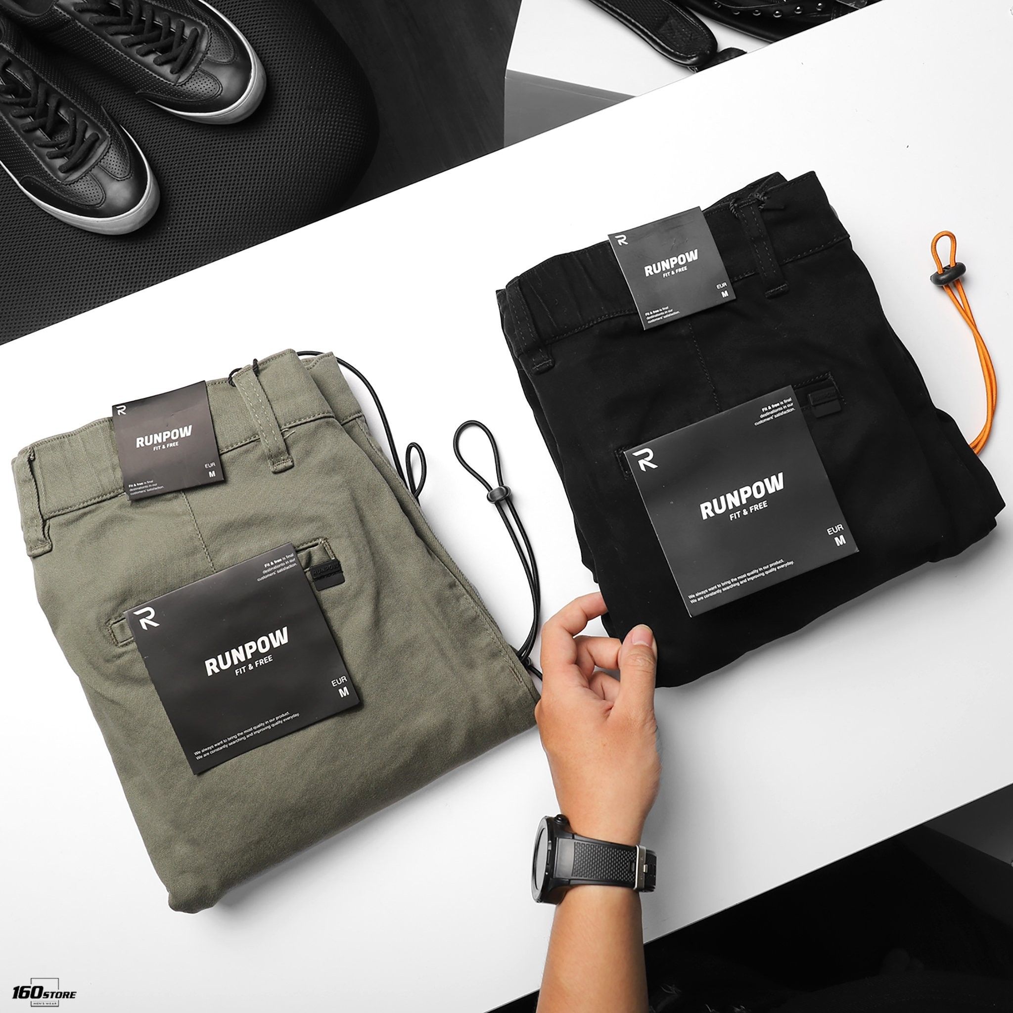 Quần jogger kaki RUNPOW cargo