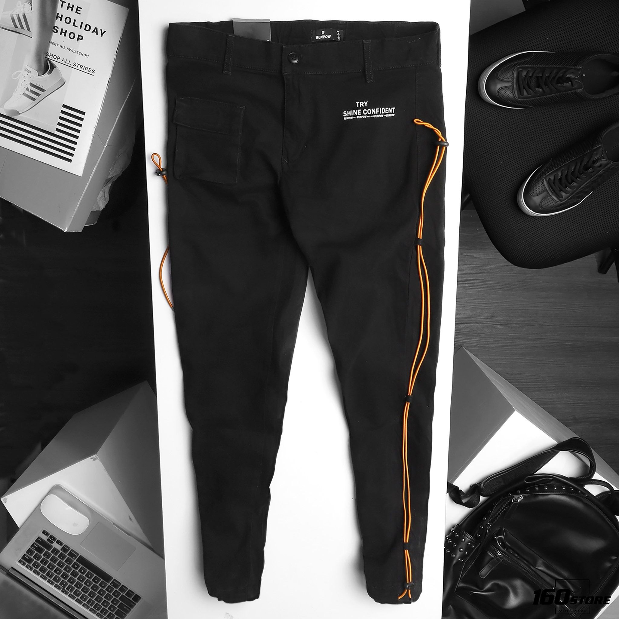Quần jogger kaki RUNPOW cargo