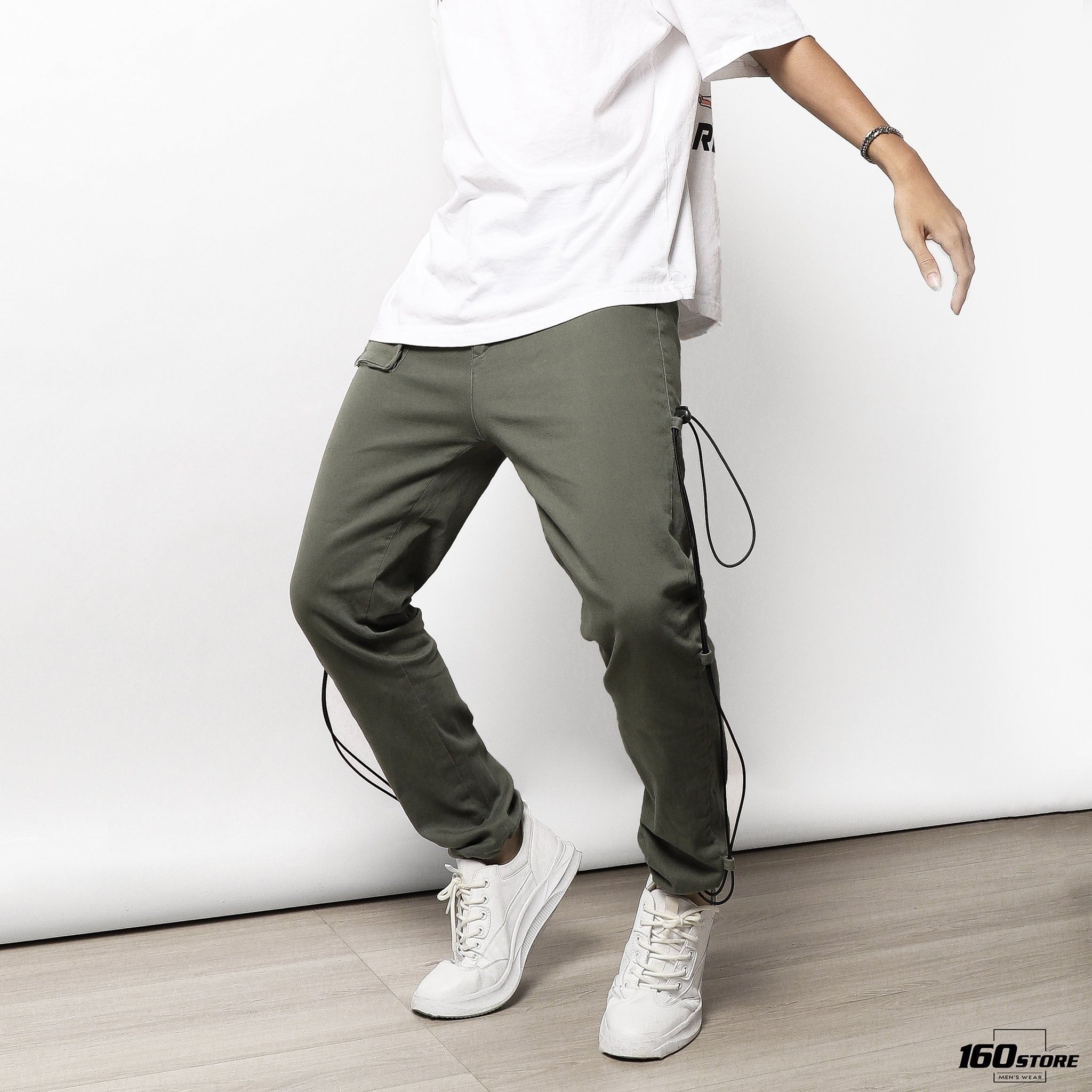 Quần jogger kaki RUNPOW cargo