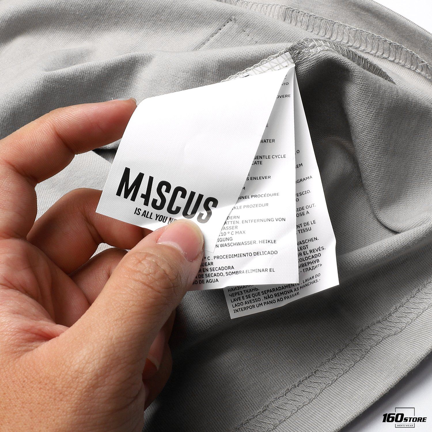 Áo thun cổ tim MASCUS basic