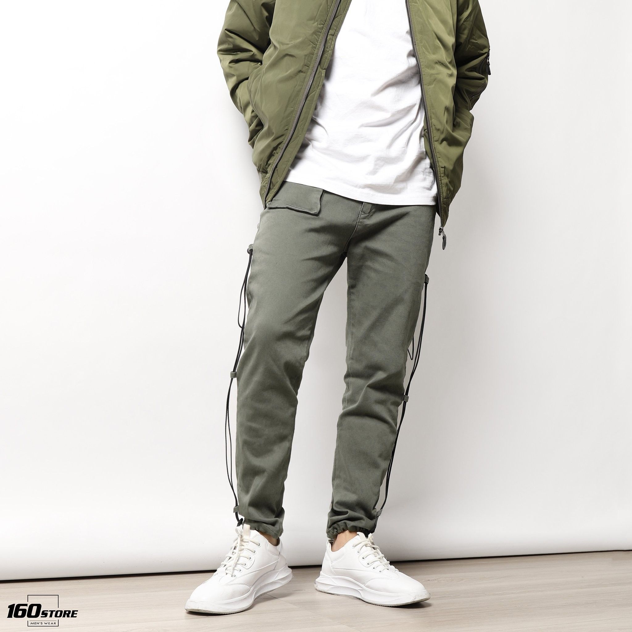 Quần jogger kaki RUNPOW cargo