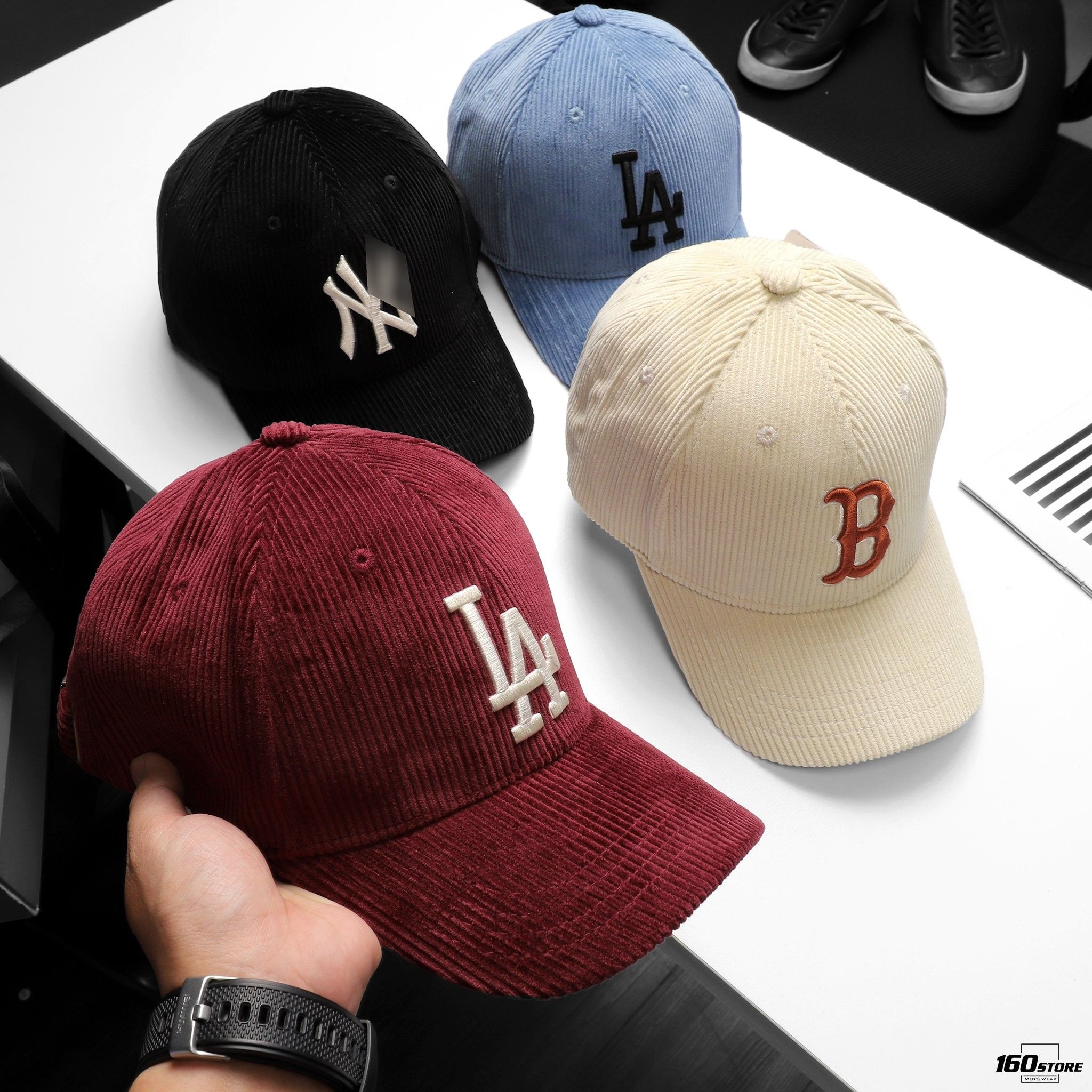 Nón M.B conduroy cap