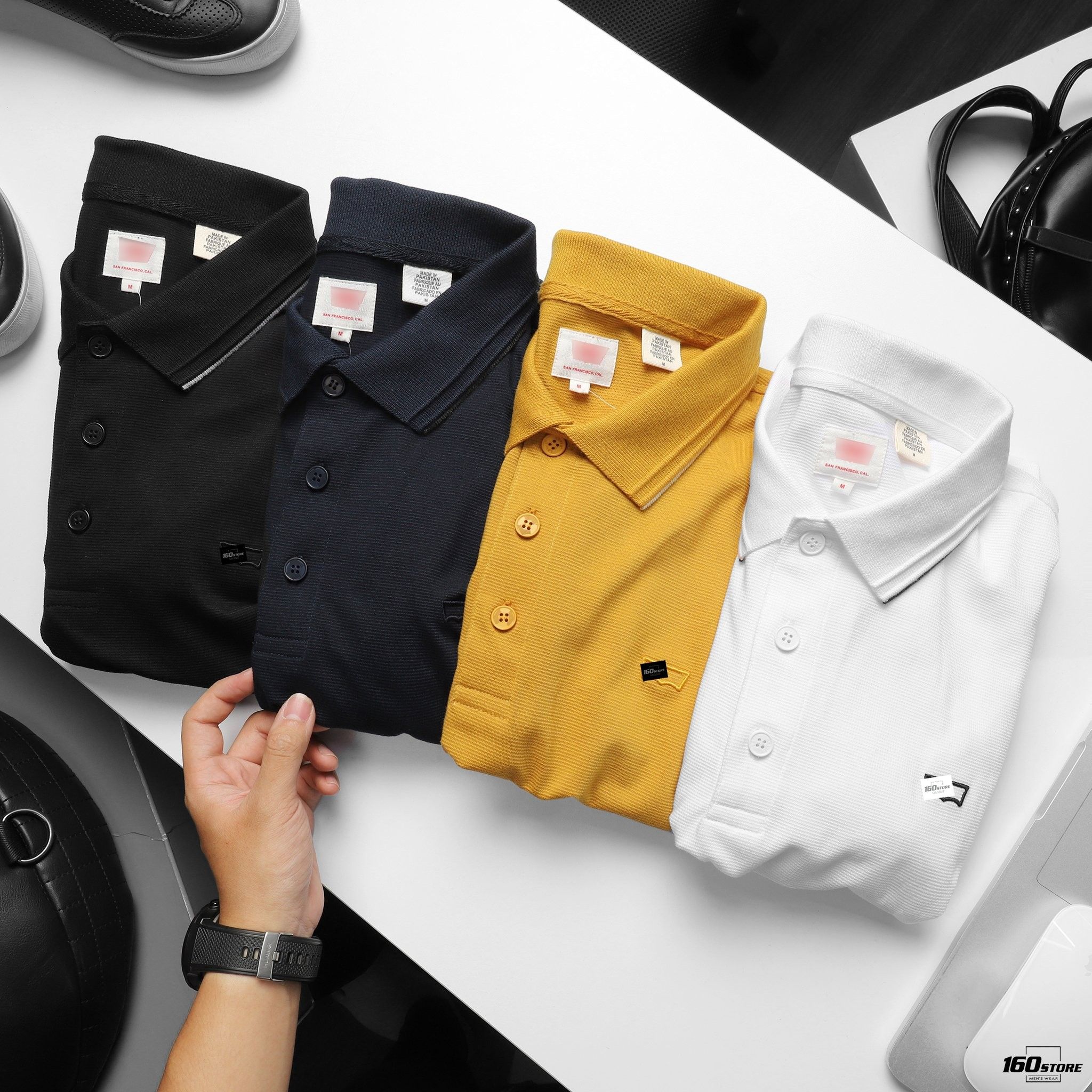 Áo polo w logo ss20