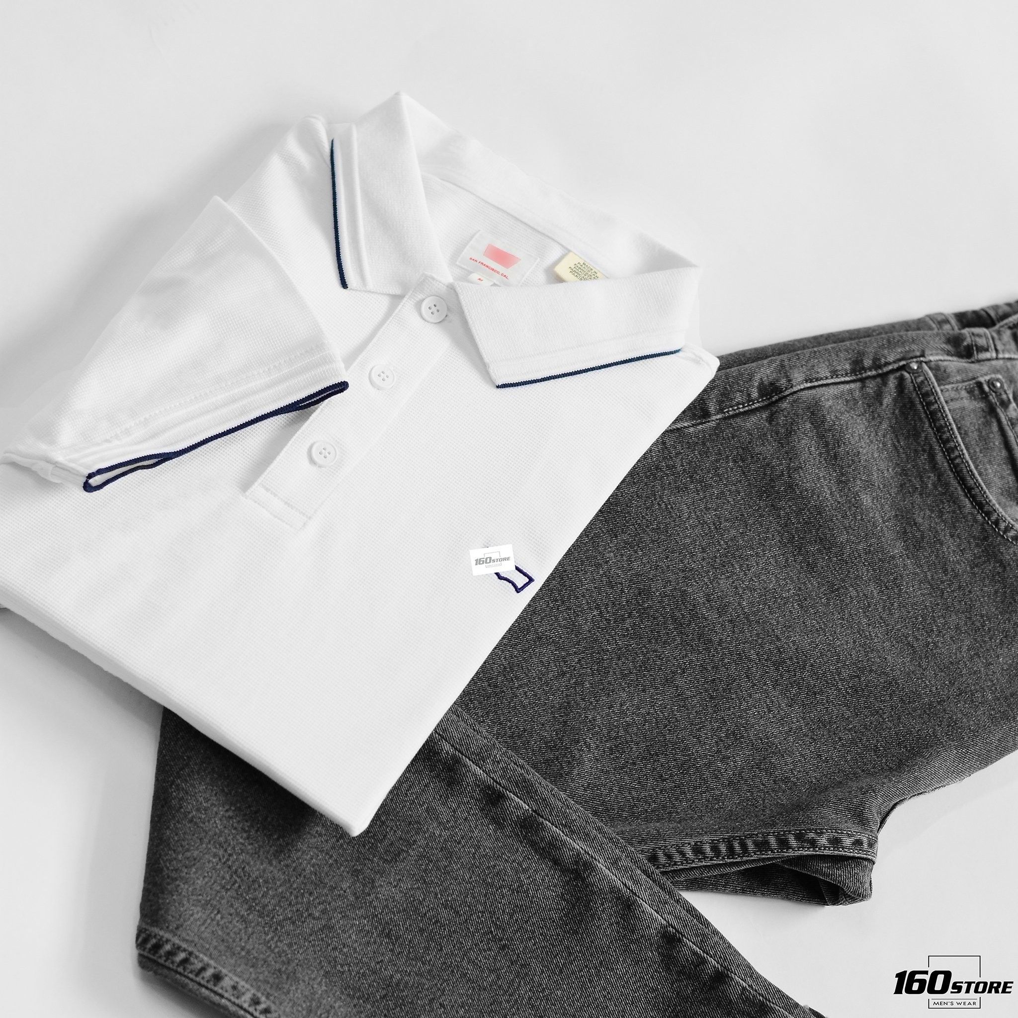 Áo polo w logo ss20