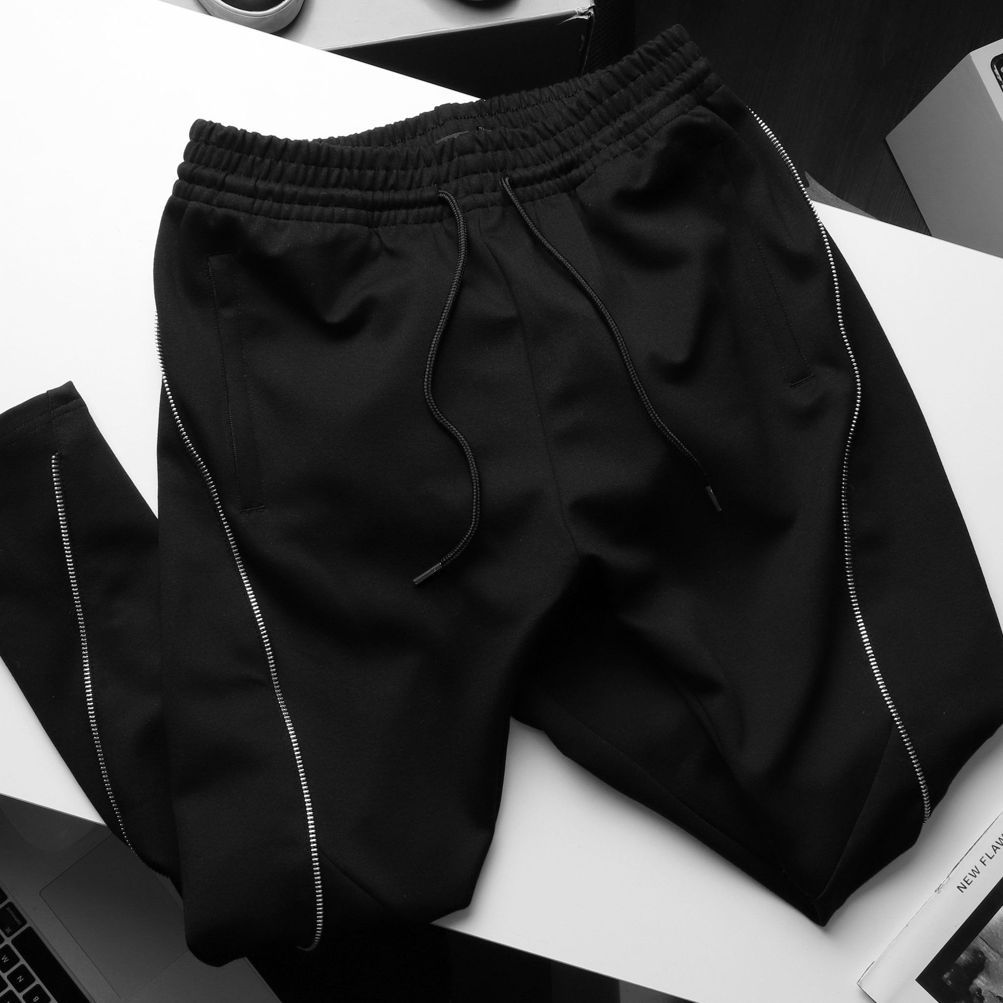 Quần dài RUNPOW w zipper ss20