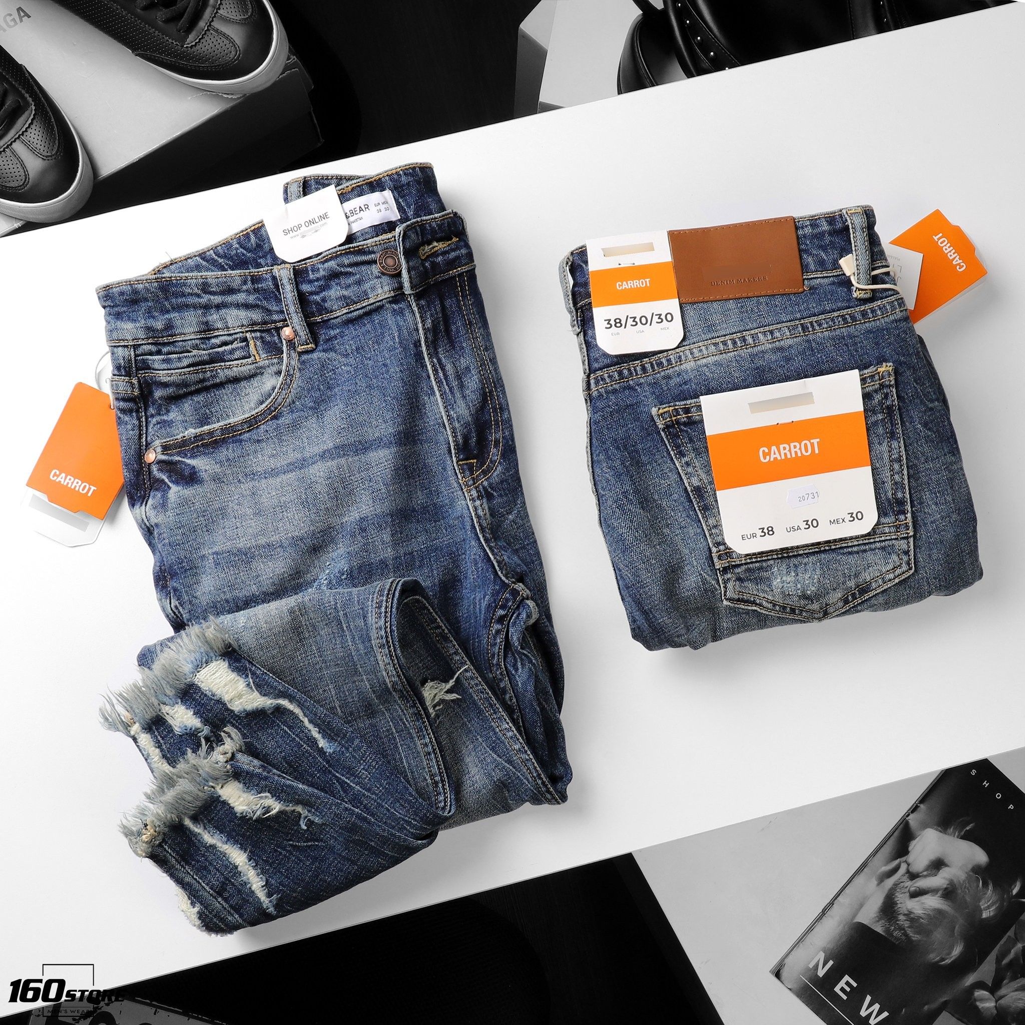 Quần jeans P.B Carrot